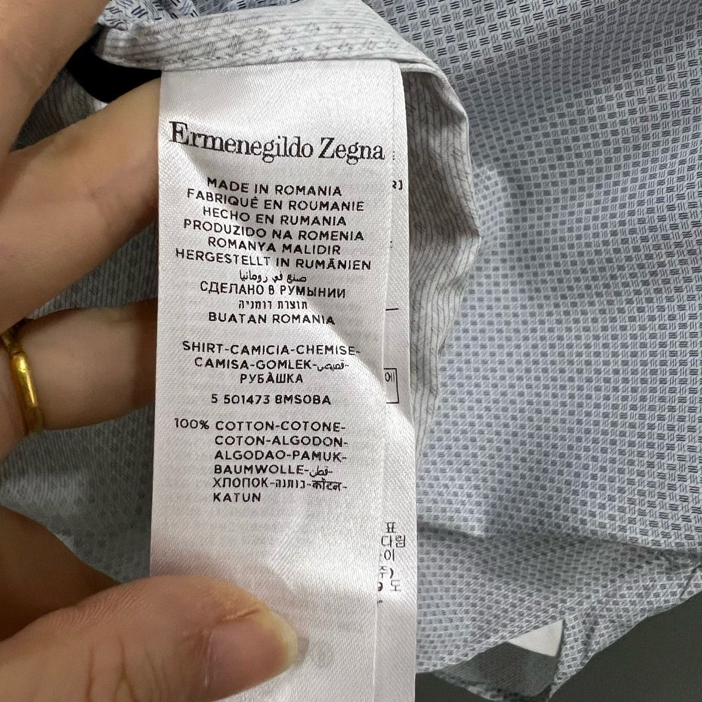Ermenegildo Zegna Ermenegildo Zegna Shirt xxs Men Size US XXS / EU 40 - 5 Thumbnail