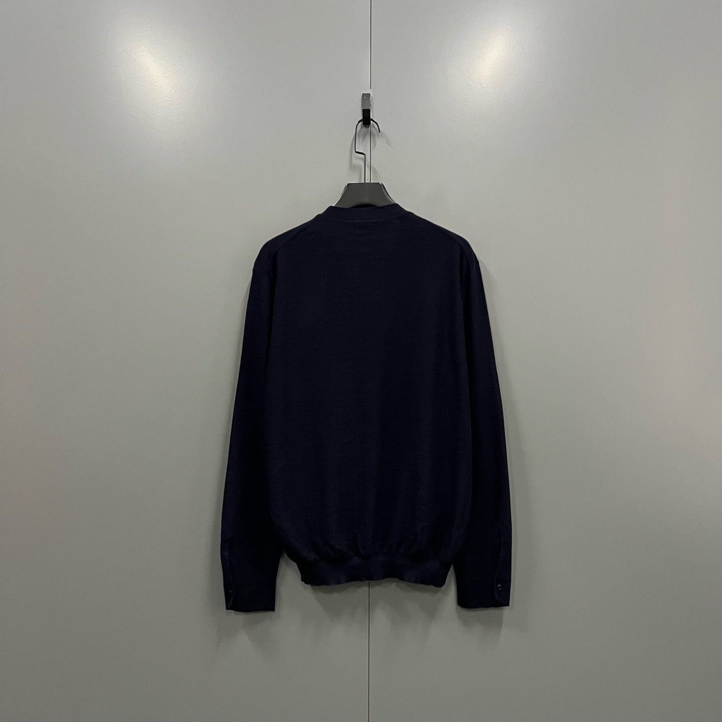 Ermenegildo Zegna Ermenegildo Zegna Knit Blue Sweater l Men Size US L / EU 52-54 / 3 - 2 Thumbnail