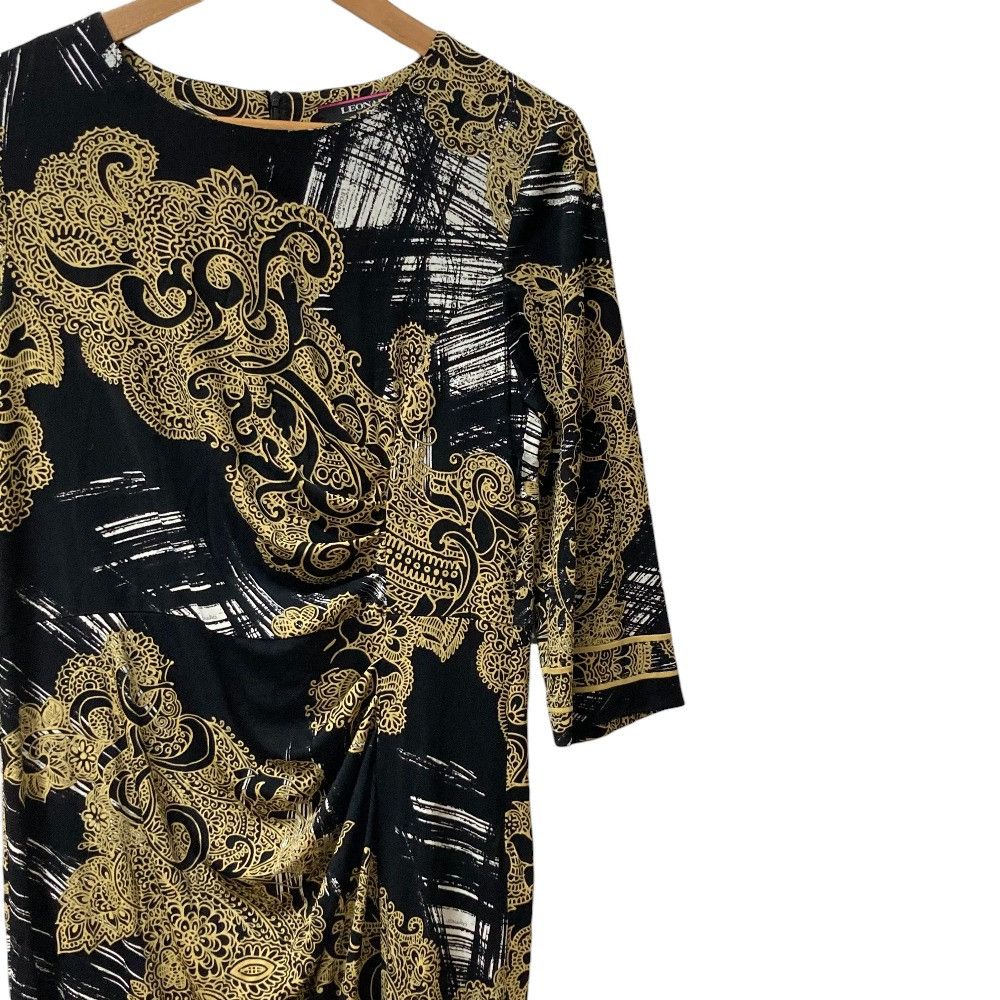 Other Leonard LEONARD FASHION CanCan Stretch Dress Textile Dresses DUTY FREE for USA Size ONE SIZE - 2 Thumbnail