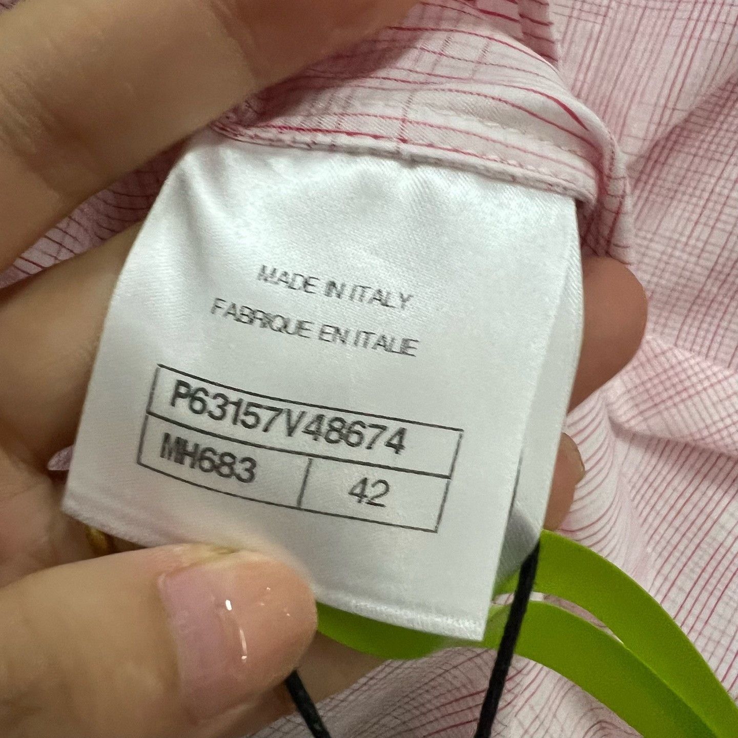 Chanel Chanel Pink Shirt xs Men Size US XS / EU 42 / 0 - 4 Thumbnail