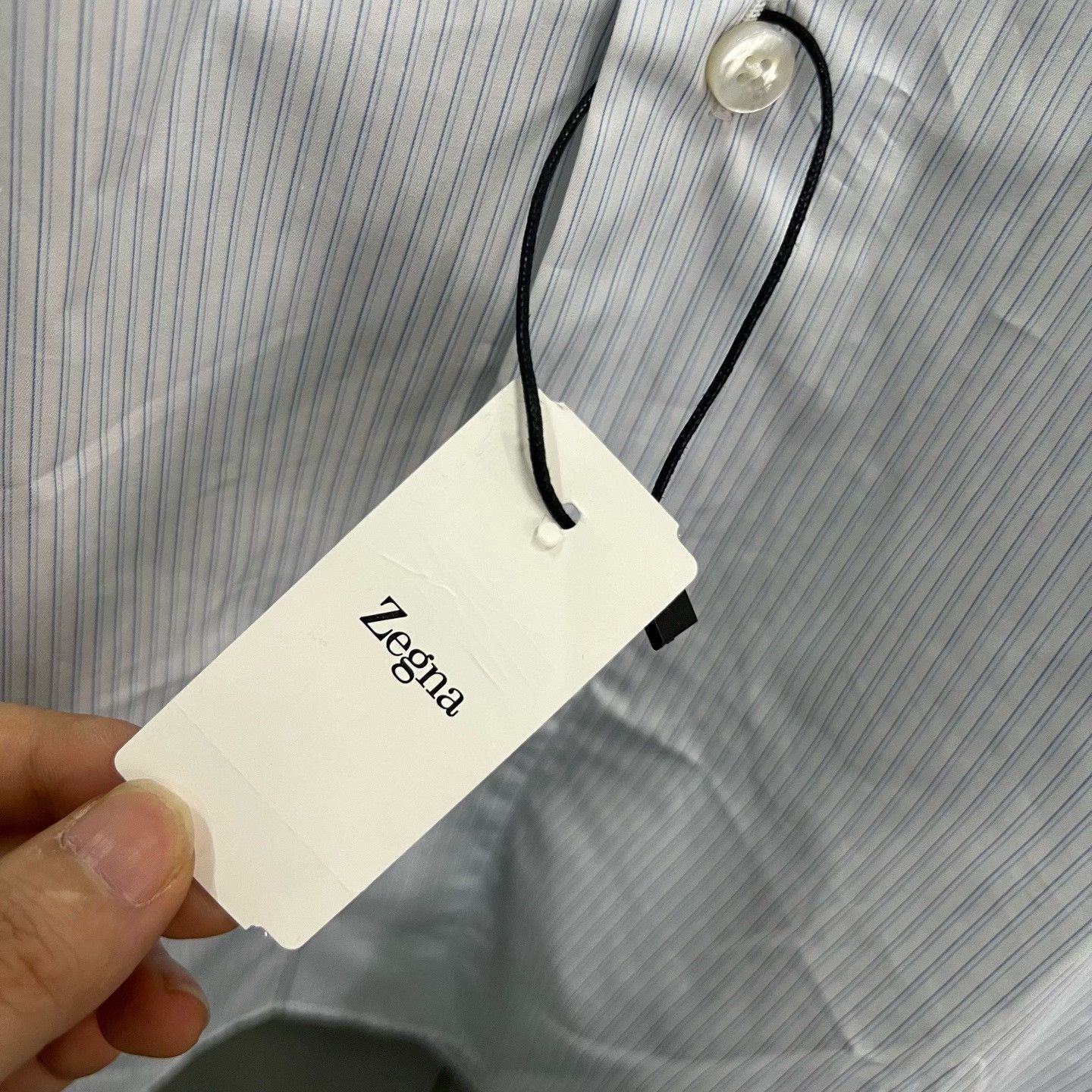 Ermenegildo Zegna Ermenegildo Zegna Striped Blue Shirt xs Men Size US XS / EU 42 / 0 - 2 Thumbnail