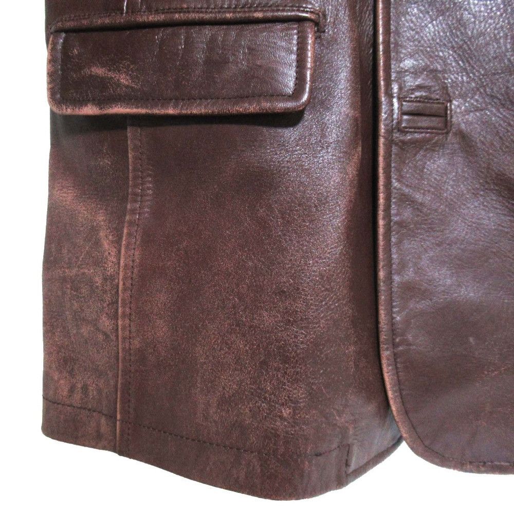 Other Yoji Yamamoto Y's for men Horsehide Single Tailored Jacket Leather Outerwear DUTY FREE for USA Size ONE SIZE - 7 Thumbnail