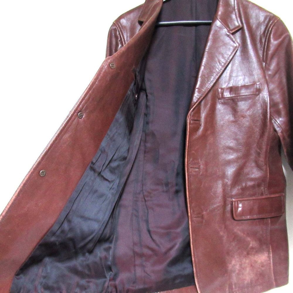 Other Yoji Yamamoto Y's for men Horsehide Single Tailored Jacket Leather Outerwear DUTY FREE for USA Size ONE SIZE - 3 Thumbnail