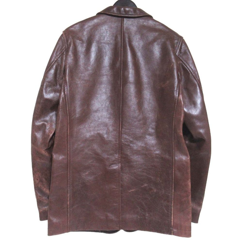 Other Yoji Yamamoto Y's for men Horsehide Single Tailored Jacket Leather Outerwear DUTY FREE for USA Size ONE SIZE - 2 Thumbnail