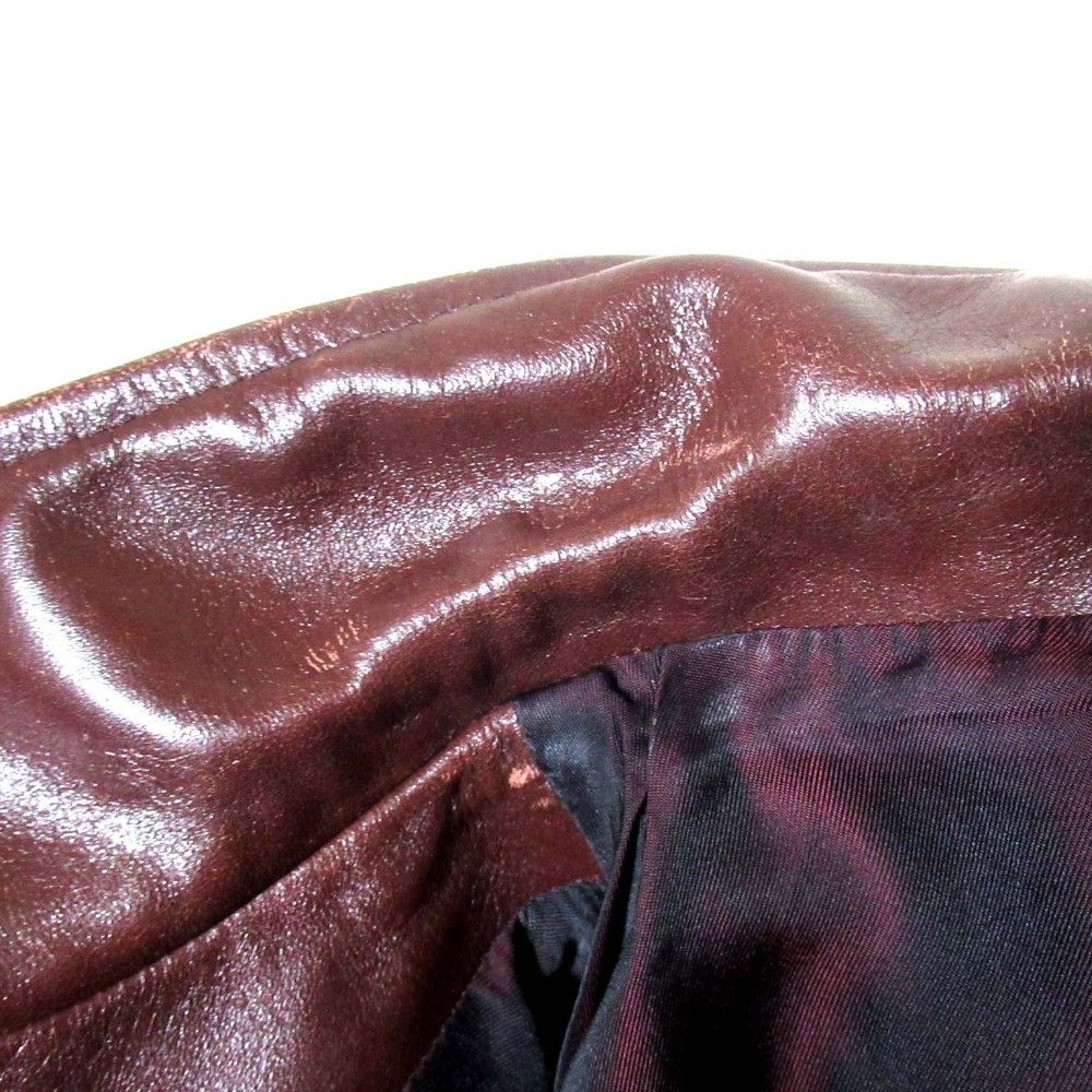 Other Yoji Yamamoto Y's for men Horsehide Single Tailored Jacket Leather Outerwear DUTY FREE for USA Size ONE SIZE - 4 Thumbnail