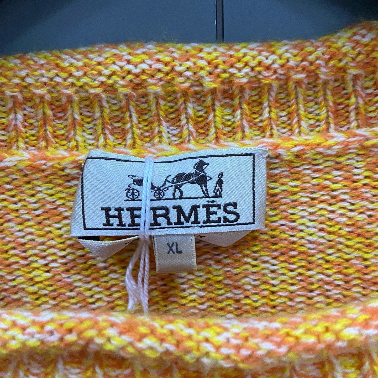 Hermes Hermes Tie-Dye Gradient Multi Sweater XL Women Size XL / US 12-14 / IT 48-50 - 2 Thumbnail