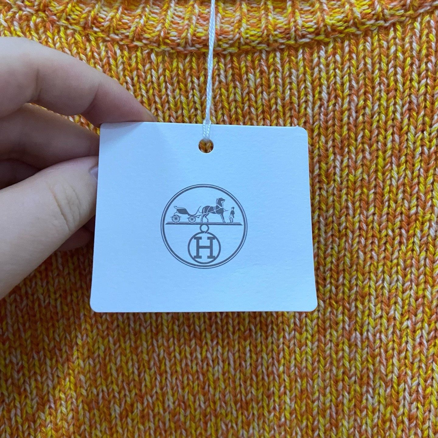 Hermes Hermes Tie-Dye Gradient Multi Sweater XL Women Size XL / US 12-14 / IT 48-50 - 3 Thumbnail