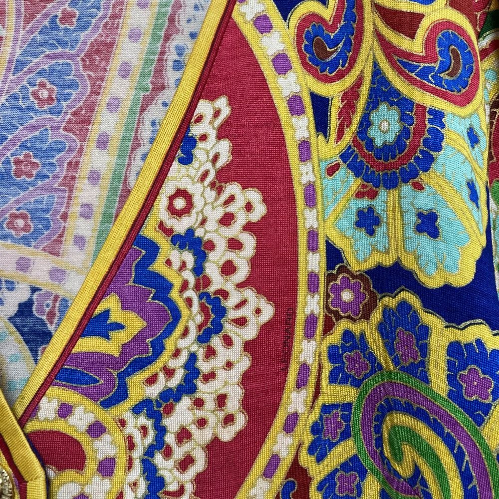 Other Leonard LEONARD FASHION Paisley Print Cardigan Textile Tops 0389112 DUTY FREE for USA Size ONE SIZE - 5 Thumbnail