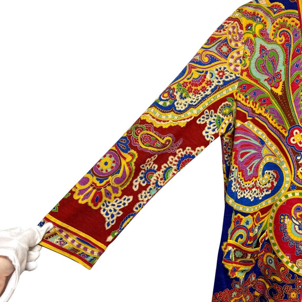 Other Leonard LEONARD FASHION Paisley Print Cardigan Textile Tops 0389112 DUTY FREE for USA Size ONE SIZE - 4 Thumbnail