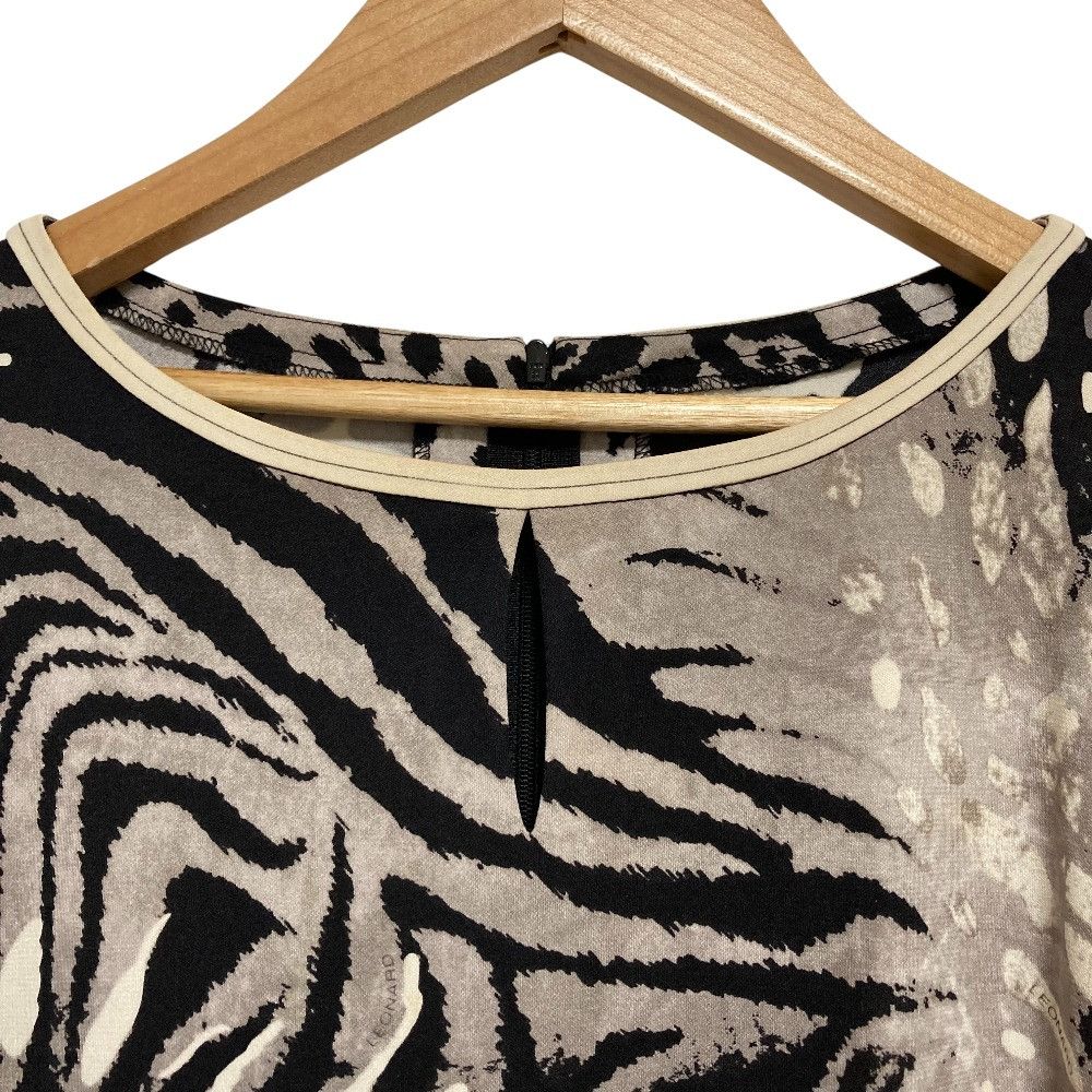 Other Leonard LEONARD Paisley Print Stretch Top Textile Tops DUTY FREE for USA Size ONE SIZE - 4 Thumbnail
