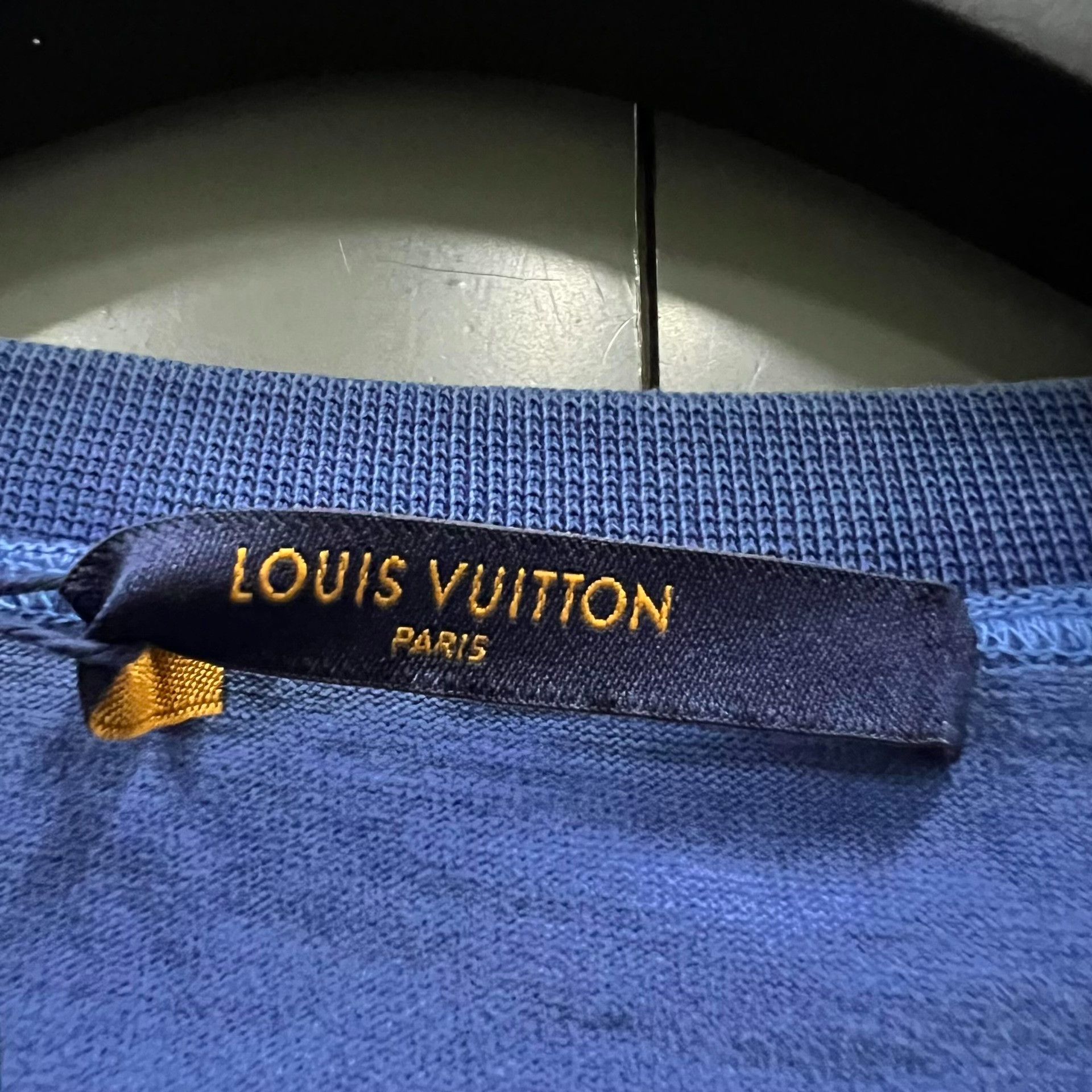 Louis Vuitton Louis Vuitton Retro Reflective Blue T-Shirt s Men Size US S / EU 44-46 / 1 - 2 Thumbnail