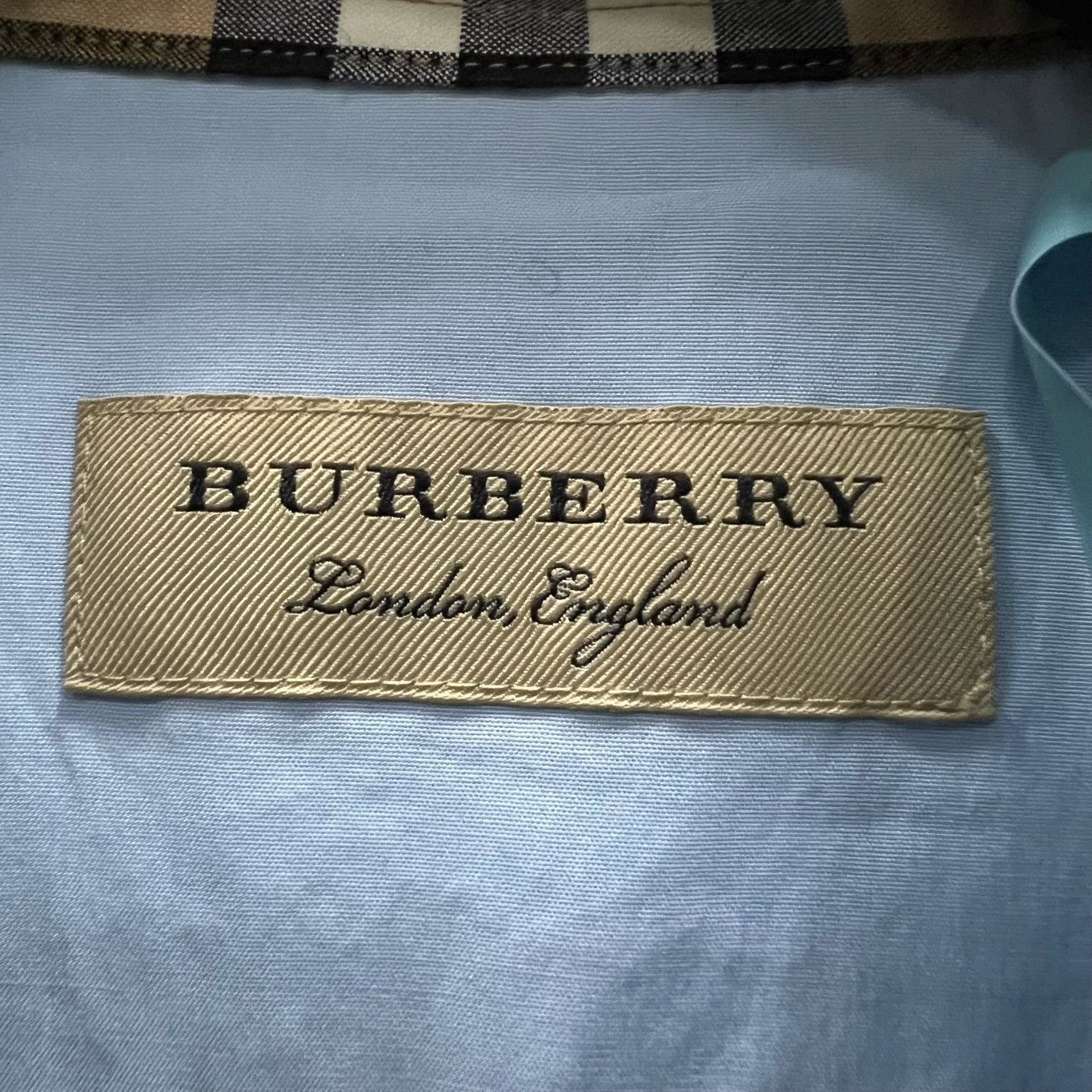 Burberry Burberry Embroidered Blue Shirt s Men Size US S / EU 44-46 / 1 - 5 Thumbnail