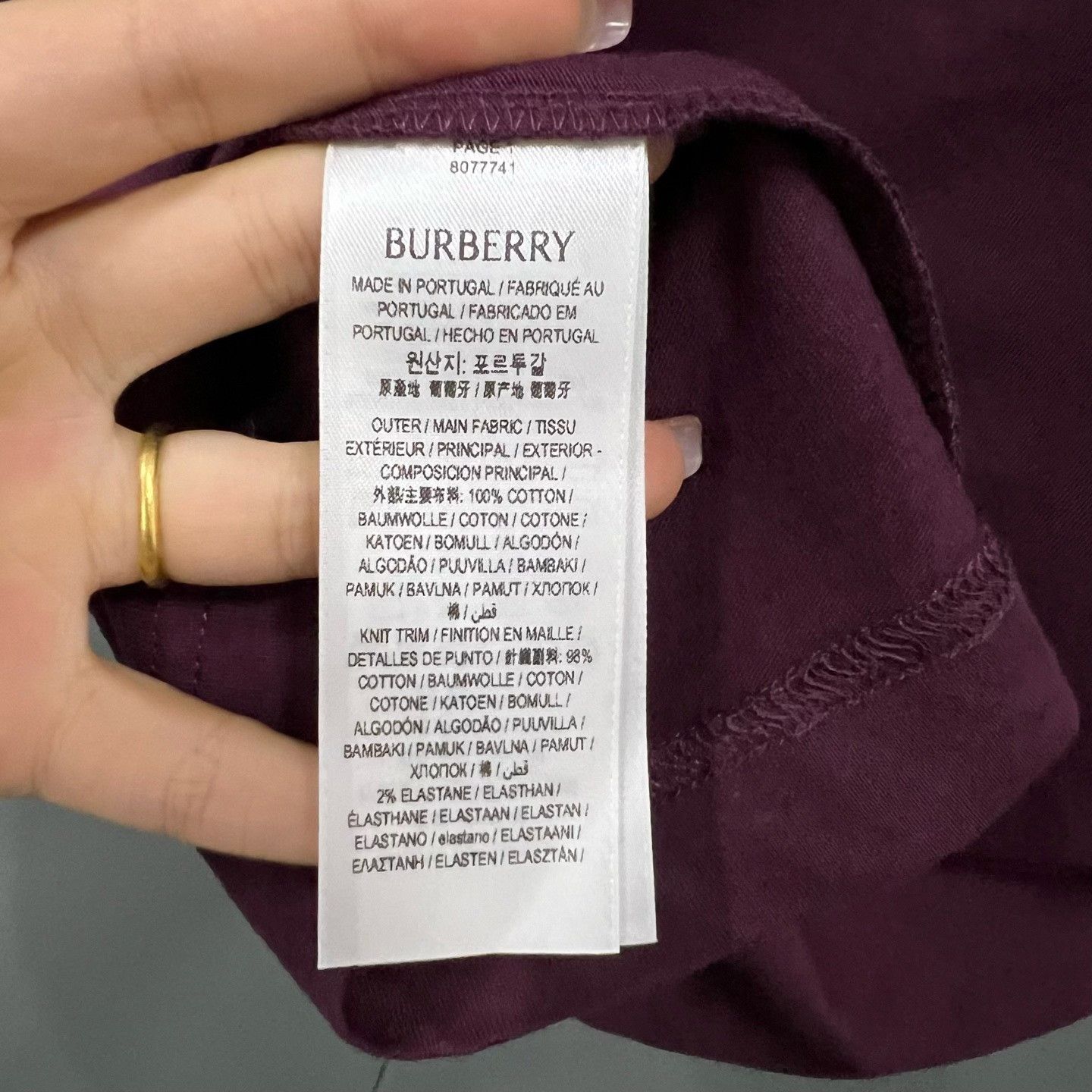 Burberry Burberry Embroidered T-Shirt xs Men Size US XS / EU 42 / 0 - 4 Thumbnail