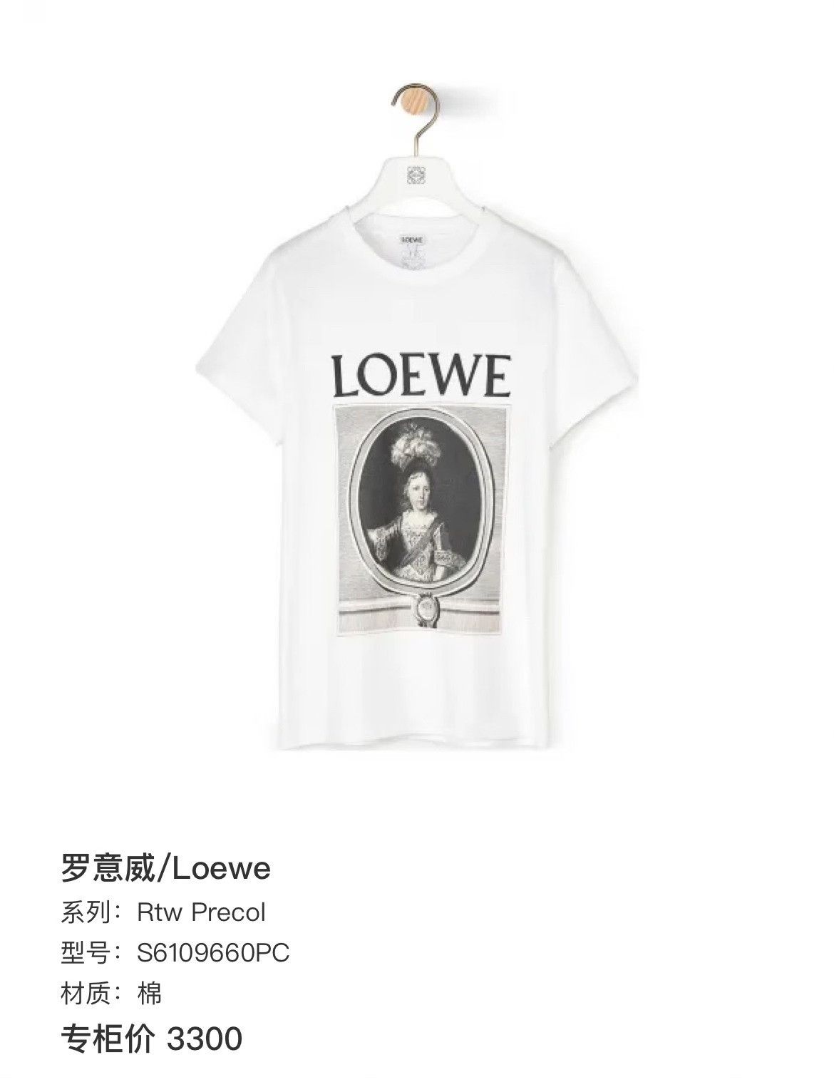 Loewe Loewe Printed Graphic T-Shirt m Men Size US M / EU 48-50 / 2 - 6 Thumbnail