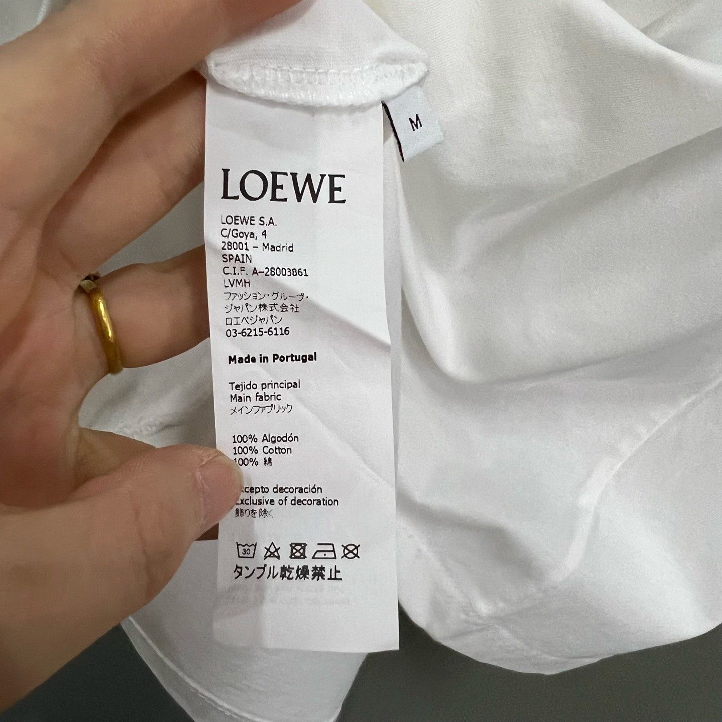 Loewe Loewe Printed Graphic T-Shirt m Men Size US M / EU 48-50 / 2 - 3 Thumbnail