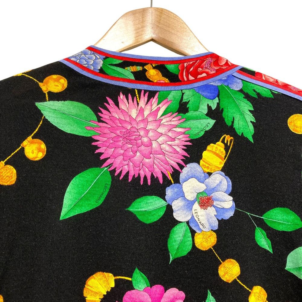 Other Leonard LEONARD FASHION Flower Print Wool Silk Cardigan Textile Tops 0329102 DUTY FREE for USA Size ONE SIZE - 5 Thumbnail