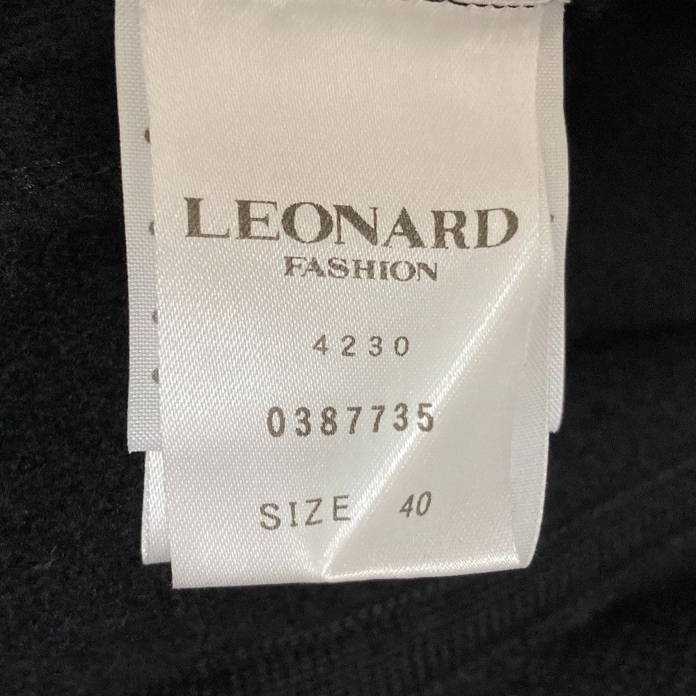 Other Leonard LEONARD FASHION Fox Fur Wool Coat Outerwear DUTY FREE for USA Size ONE SIZE - 6 Thumbnail