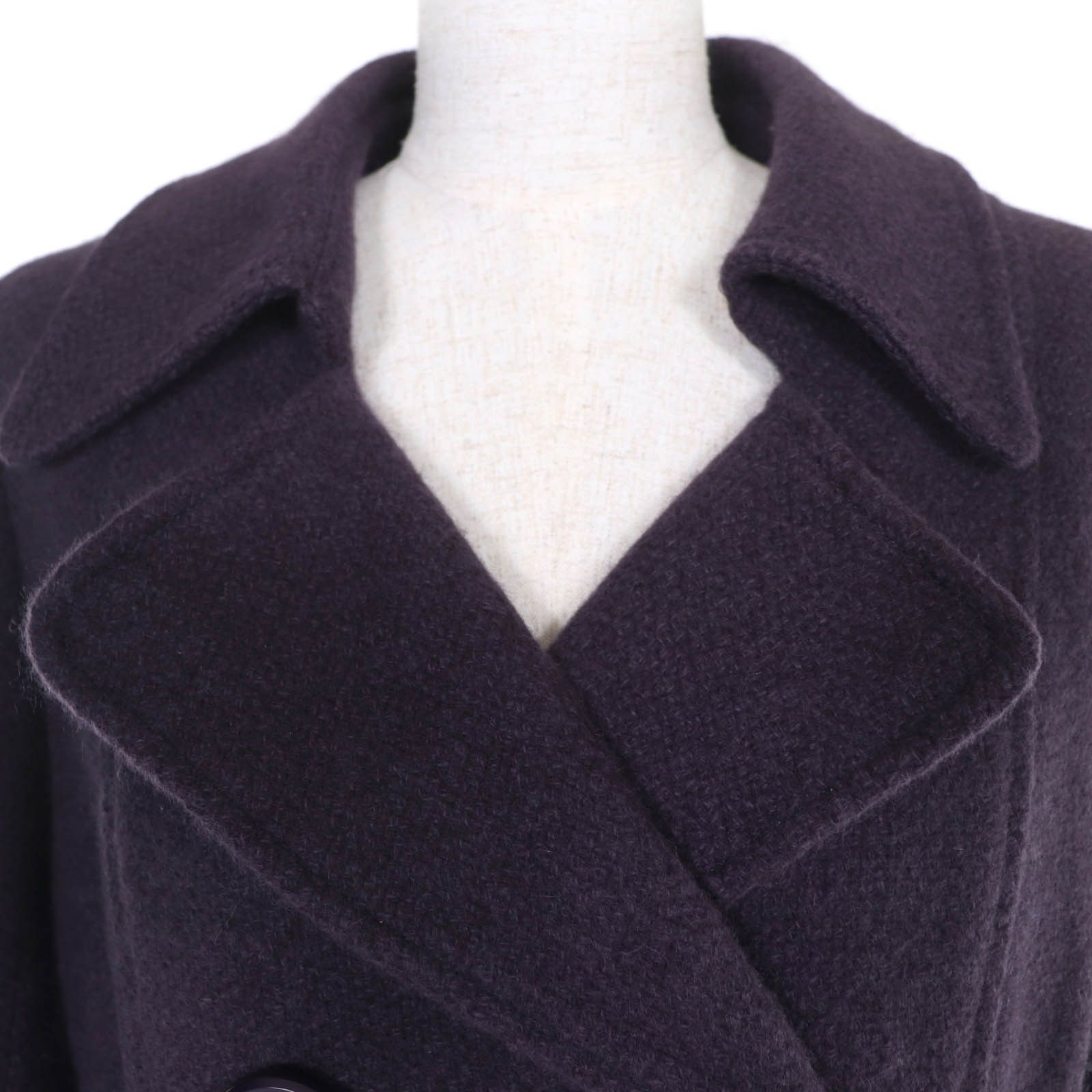 Other Leonard LEONARD FASHION Angora Wool Cashmere Coat Textile Outerwear DUTY FREE for USA Size ONE SIZE - 4 Thumbnail