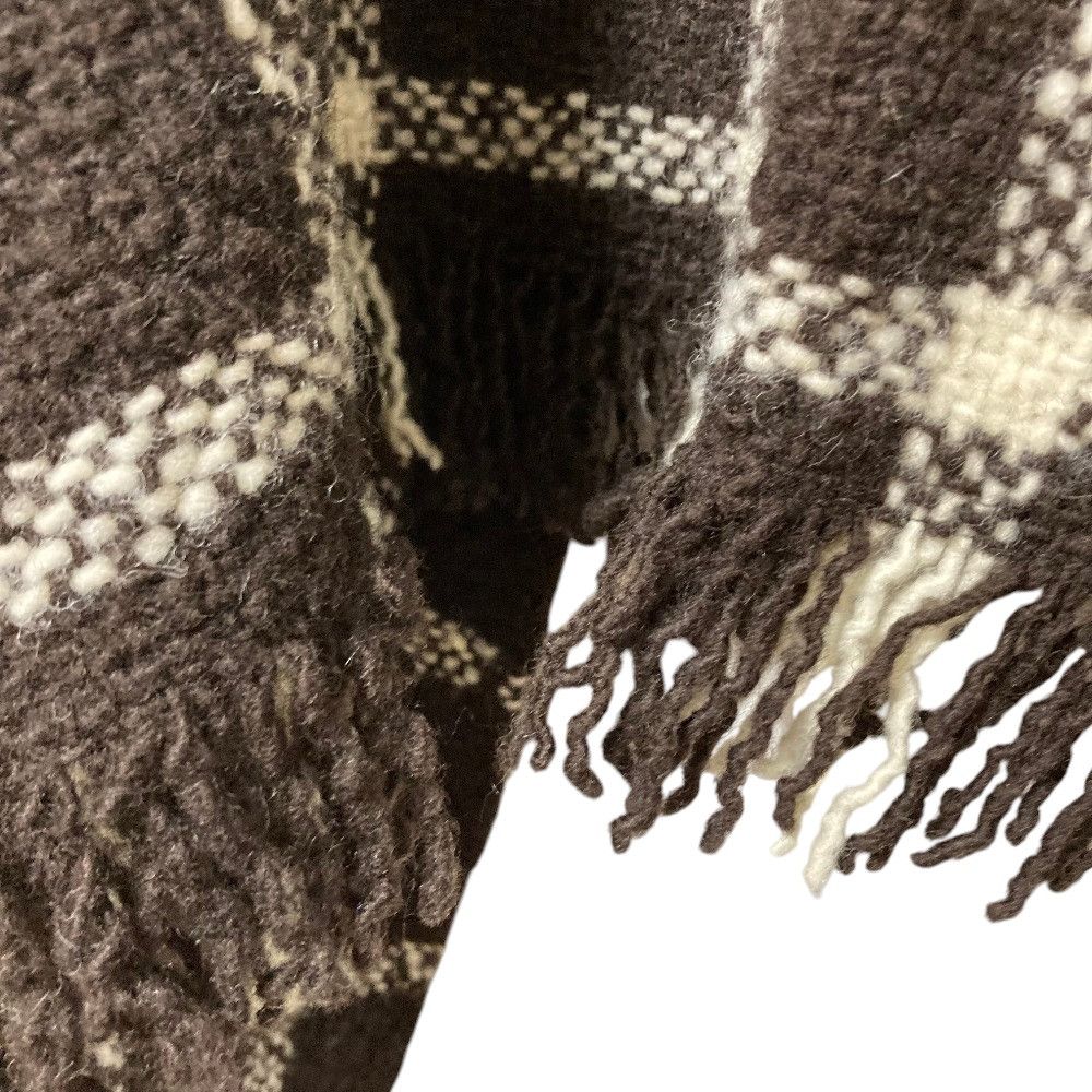 Other Yoji Yamamoto Yohji Yamamoto Check Fringe Scarf Textile Scarf DUTY FREE for USA Size ONE SIZE - 5 Thumbnail