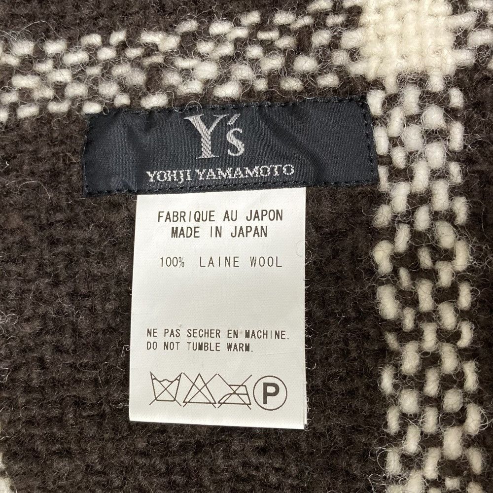 Other Yoji Yamamoto Yohji Yamamoto Check Fringe Scarf Textile Scarf DUTY FREE for USA Size ONE SIZE - 6 Thumbnail