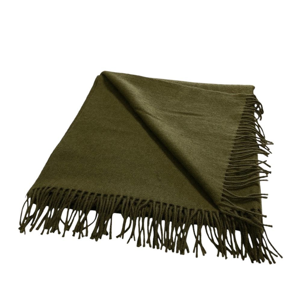 Other Yoji Yamamoto Yohji Yamamoto Wool Fringe Scarf Textile Scarf DUTY FREE for USA Size ONE SIZE - 2 Thumbnail