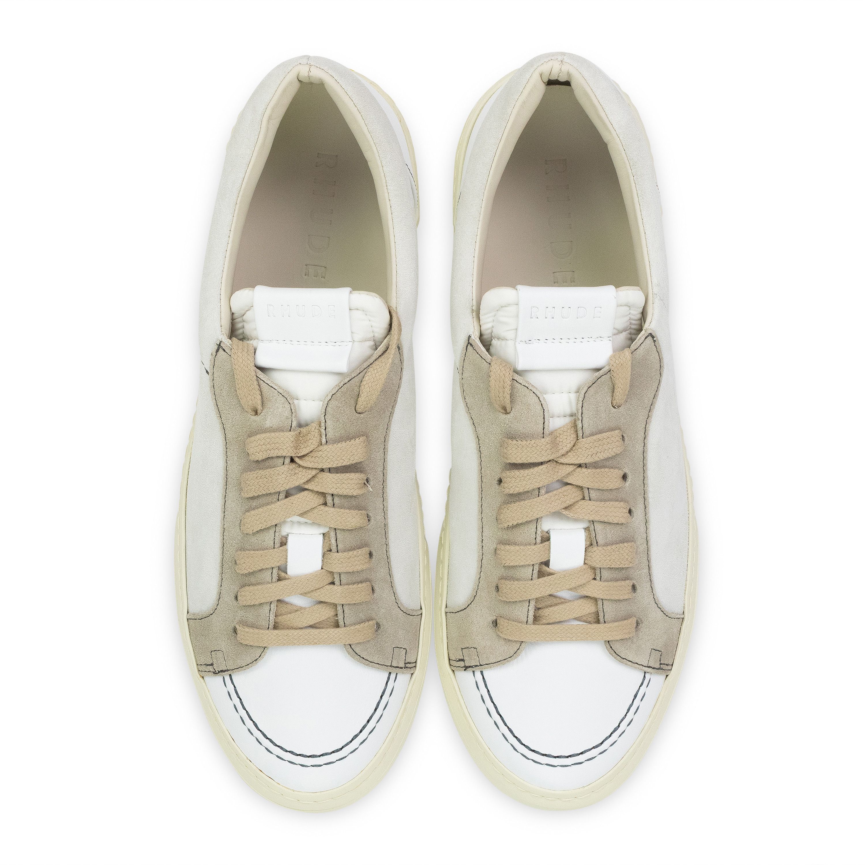 Rhude Rhude White V1 Low Sneaker SIZE 7 Size US 7 / EU 40 - 4 Thumbnail