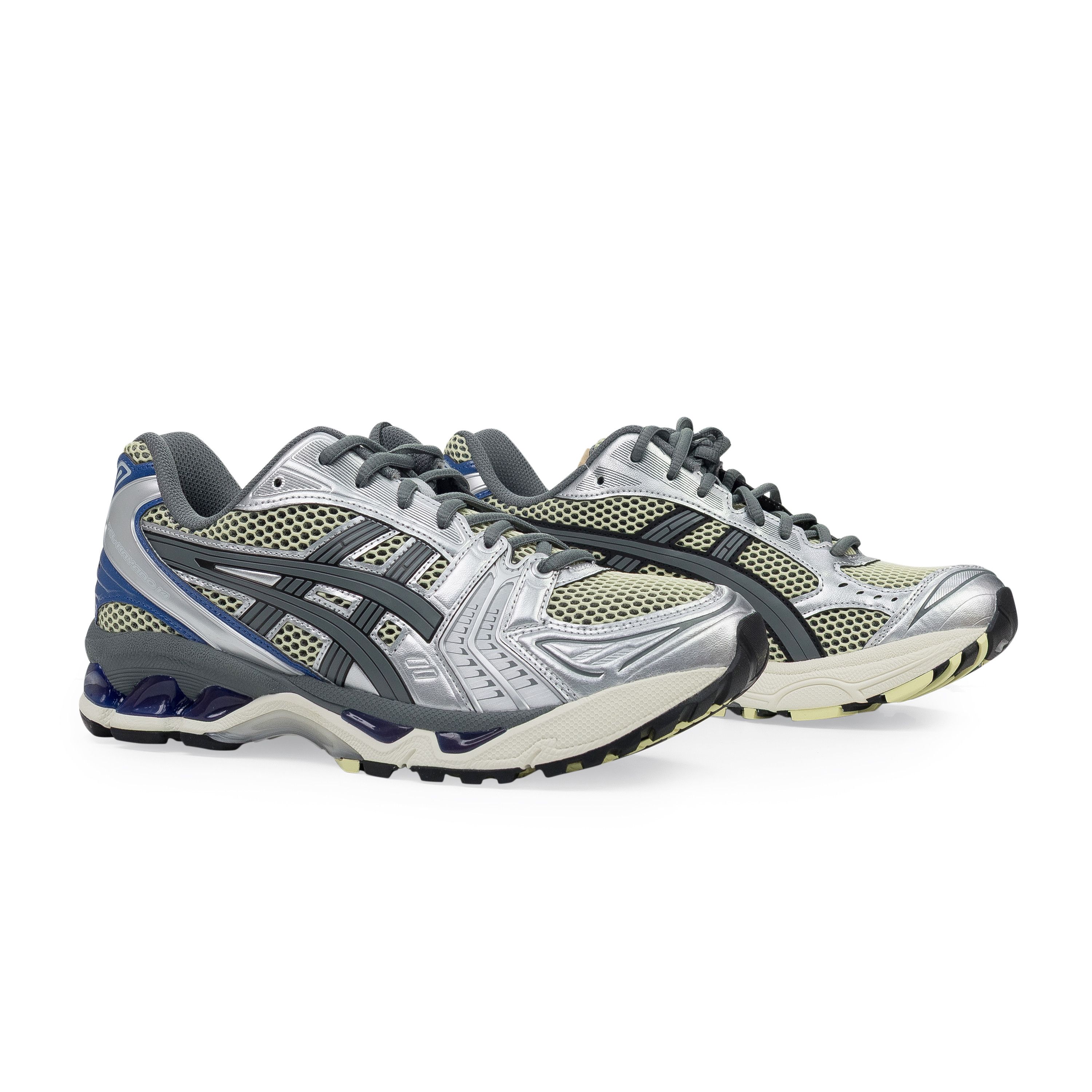Asics Asics Soft Yellow / Asics Blue Gel-Kayano 14 SIZE 10.5 Size US 10.5 / EU 43-44 - 5 Thumbnail