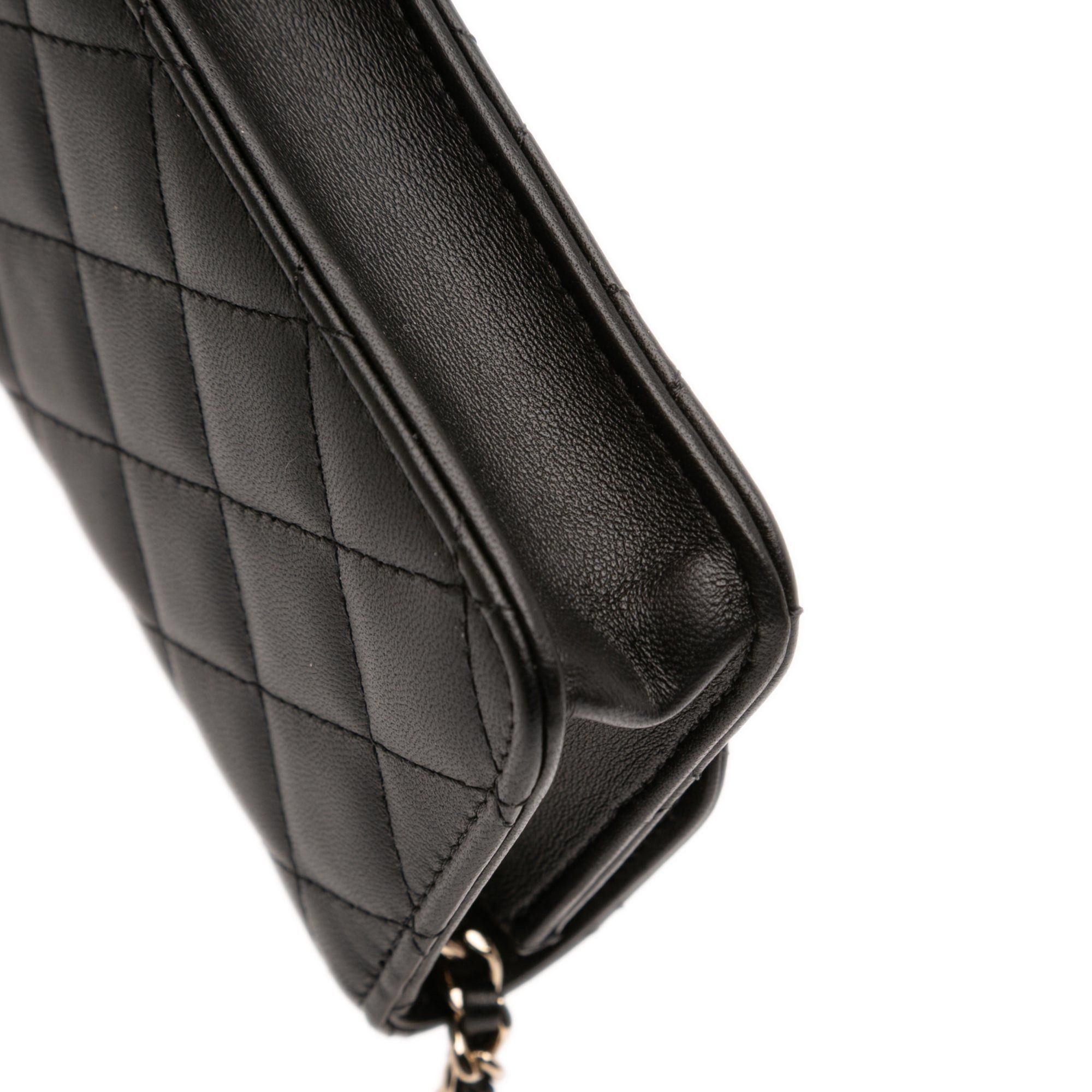 Chanel CC Quilted Lambskin Strass Clutch With Chain Size ONE SIZE - 9 Thumbnail