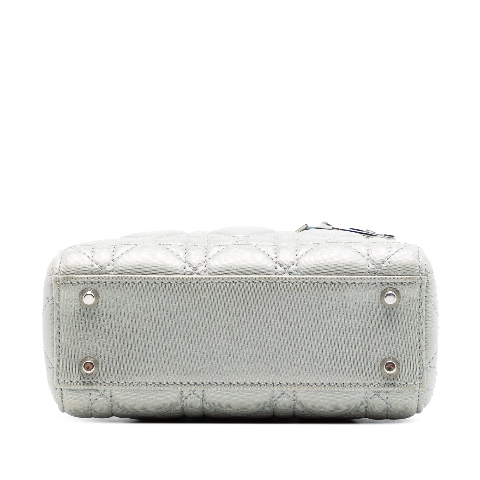 Dior Mini Iridescent Lambskin Cannage Lady Dior Size ONE SIZE - 3 Thumbnail