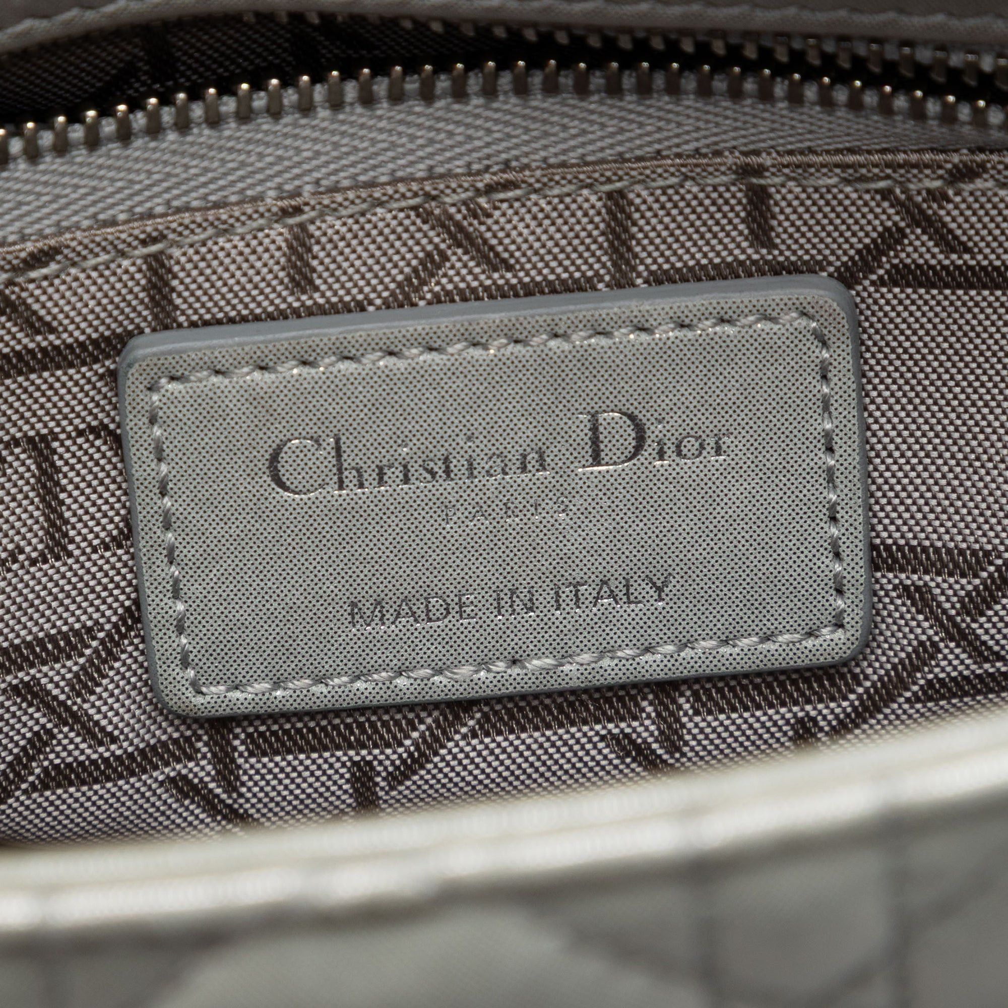 Dior Mini Iridescent Lambskin Cannage Lady Dior Size ONE SIZE - 5 Thumbnail