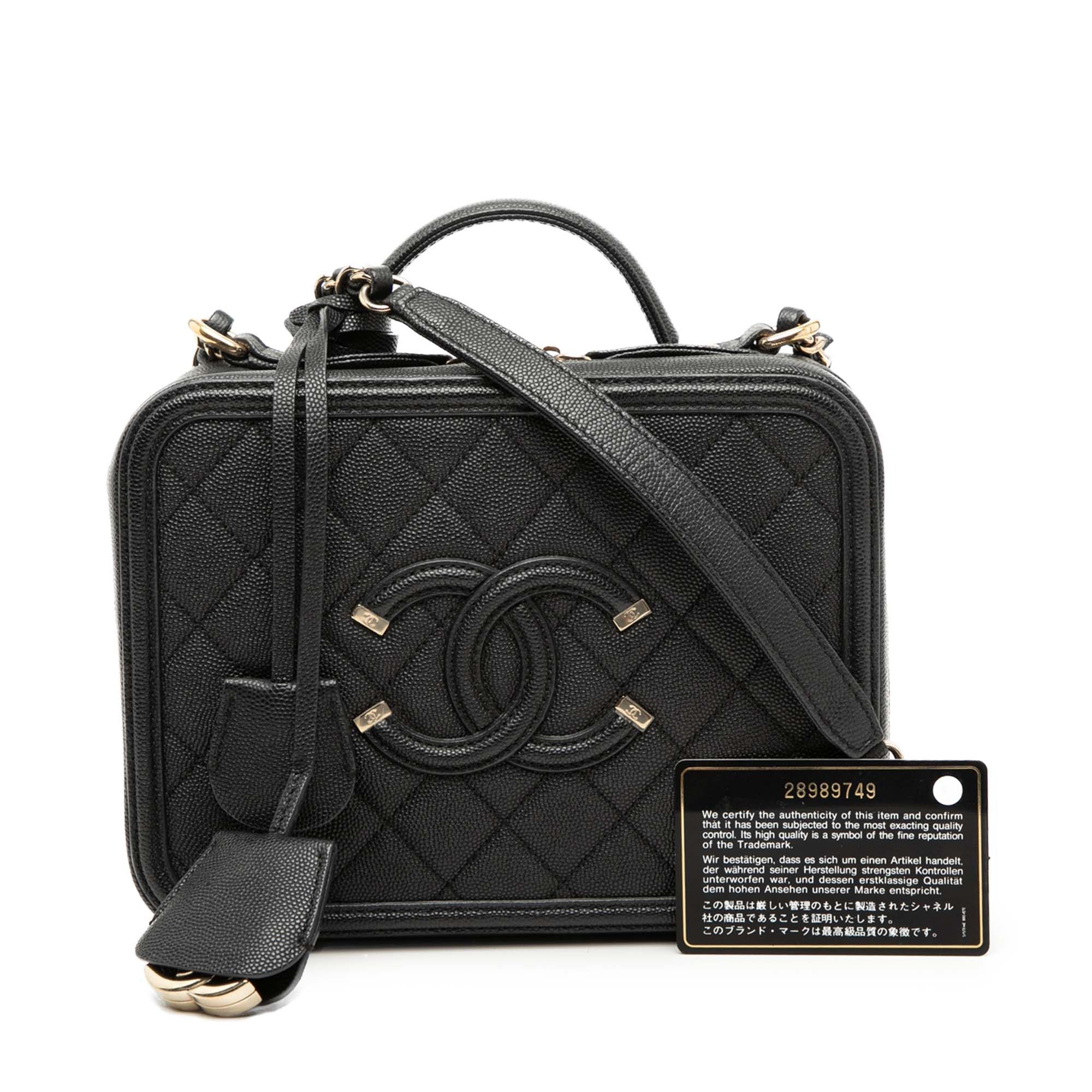 Chanel Medium Caviar CC Filigree Vanity Case Size ONE SIZE - 8 Thumbnail