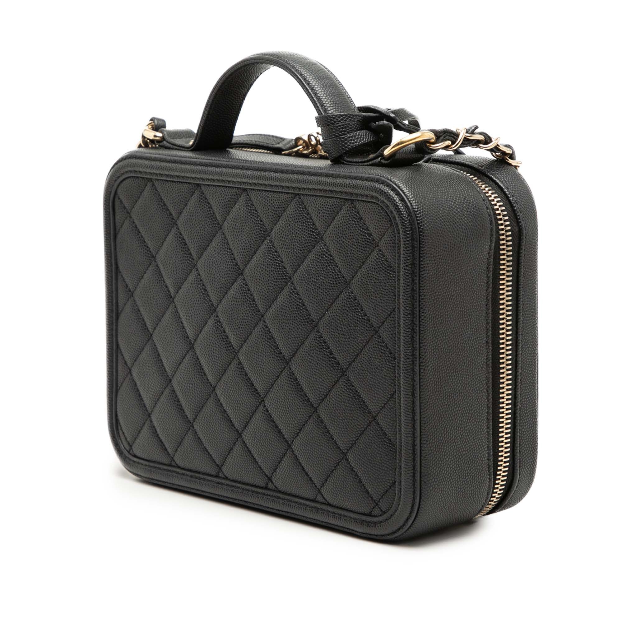 Chanel Medium Caviar CC Filigree Vanity Case Size ONE SIZE - 2 Thumbnail