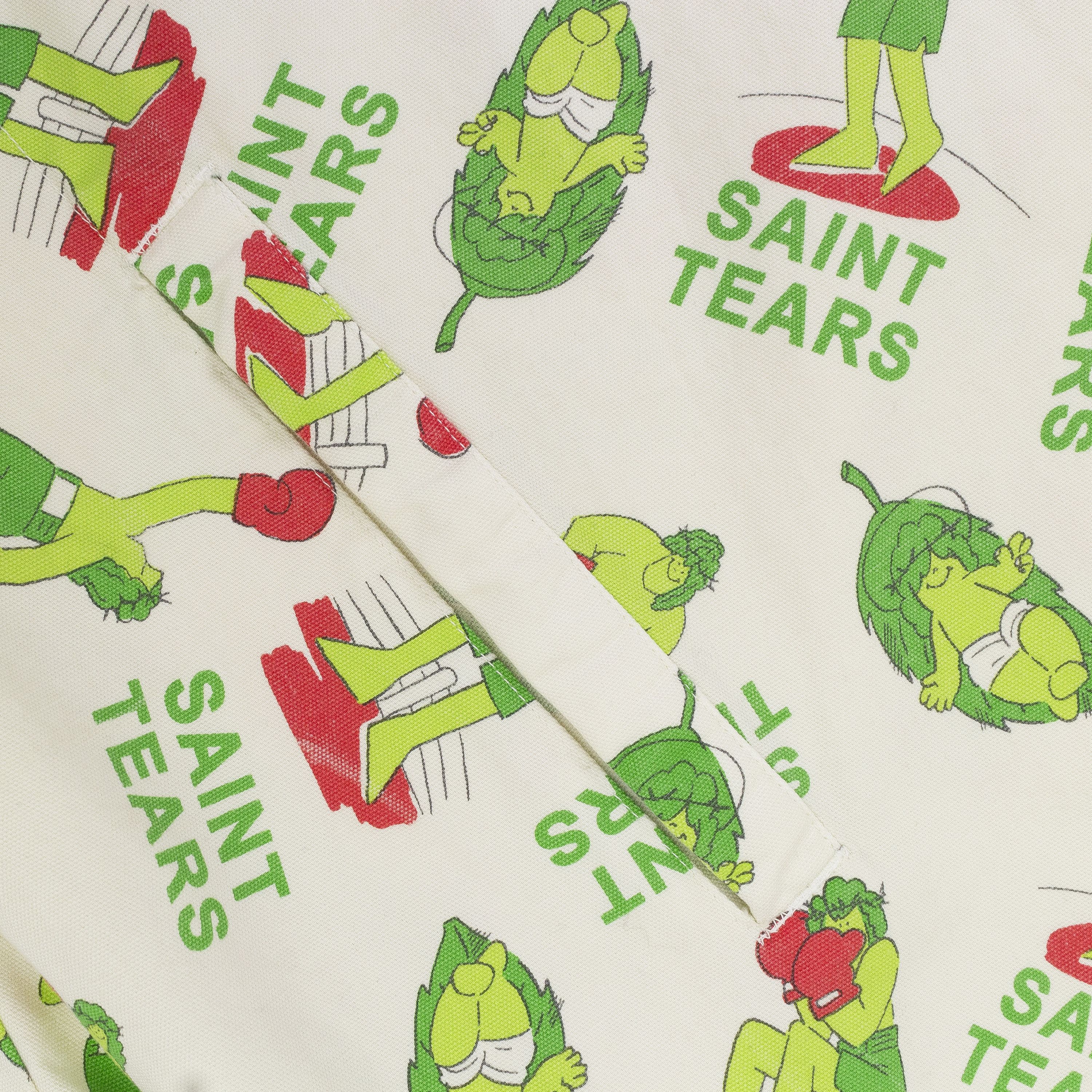Saint Michael Saint Michael WHITE/GREEN DENIM TEARS COACH JACKET SIZE M Size US M / EU 48-50 / 2 - 5 Thumbnail