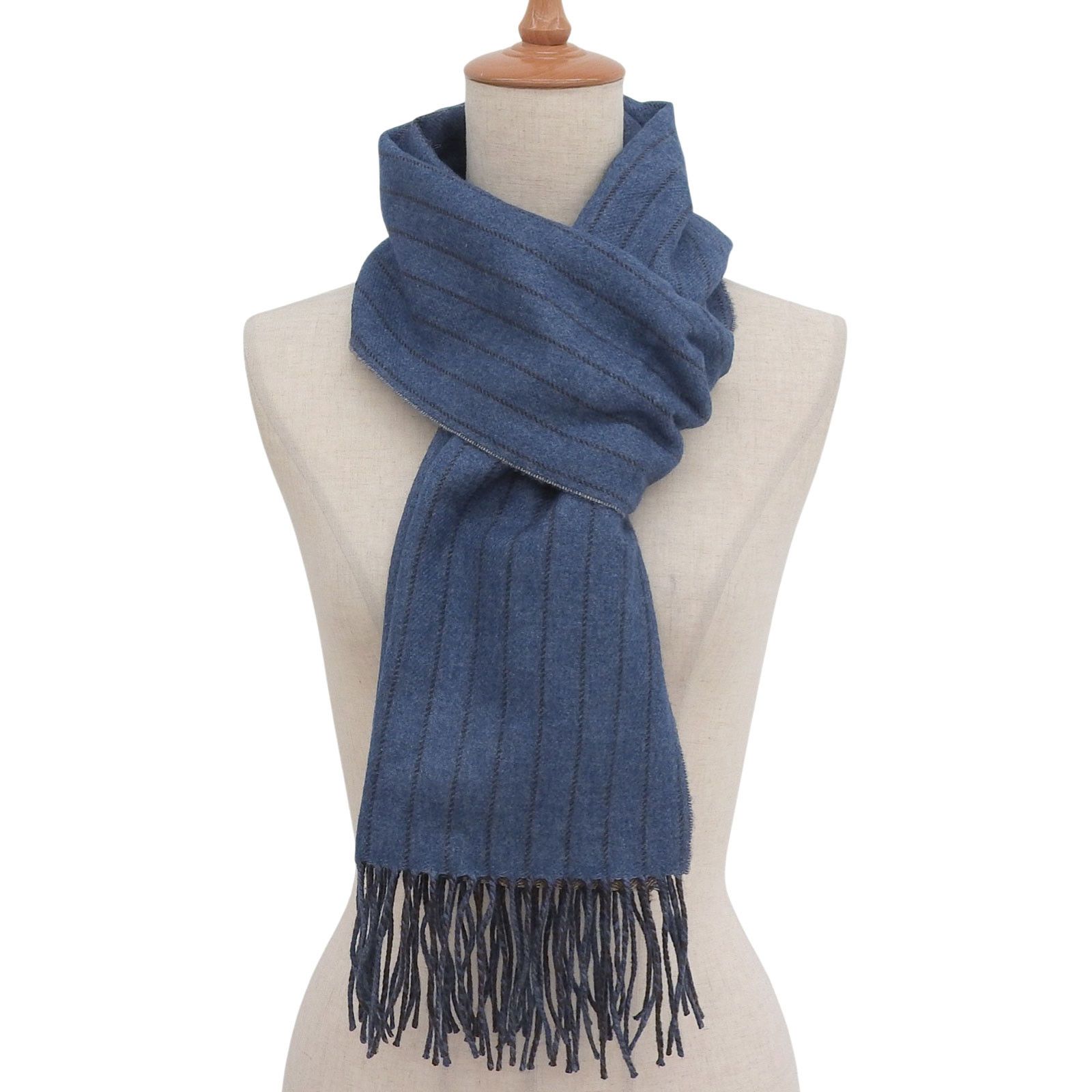Other Dunhill Dunhill Mulberry Silk Cashmere Scarf Textile Scarf DUTY FREE for USA Size ONE SIZE - 2 Thumbnail
