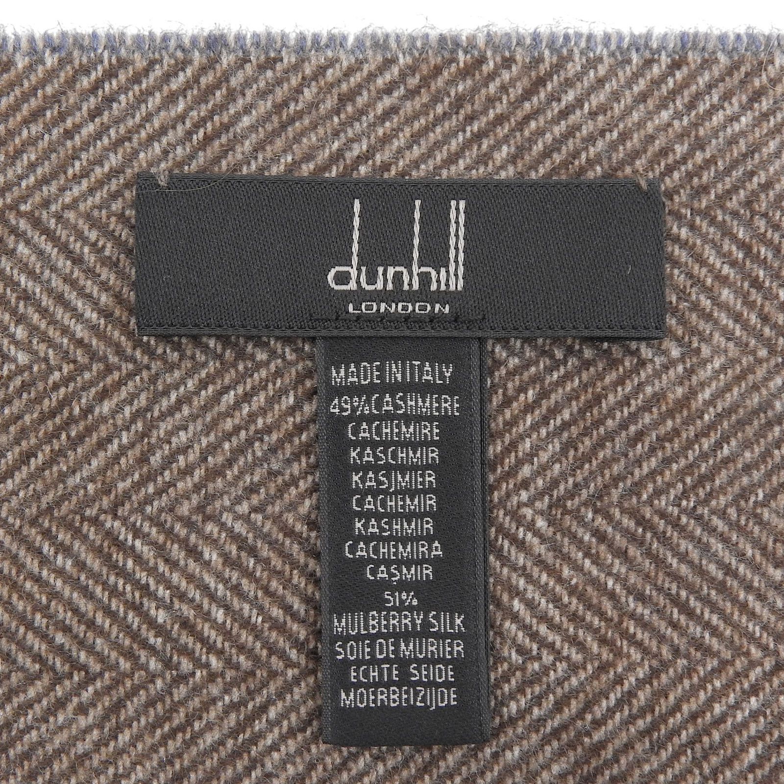 Other Dunhill Dunhill Mulberry Silk Cashmere Scarf Textile Scarf DUTY FREE for USA Size ONE SIZE - 7 Thumbnail
