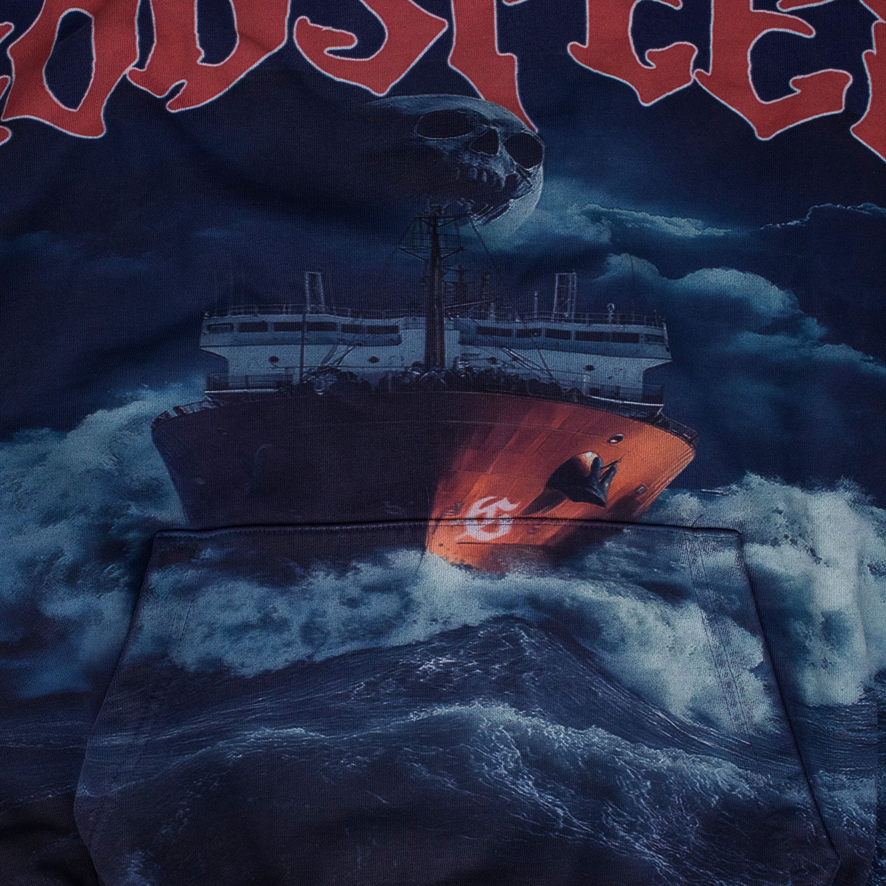 Godspeed Godspeed Navy Seasick Hoodie SIZE M Size US M / EU 48-50 / 2 - 4 Thumbnail