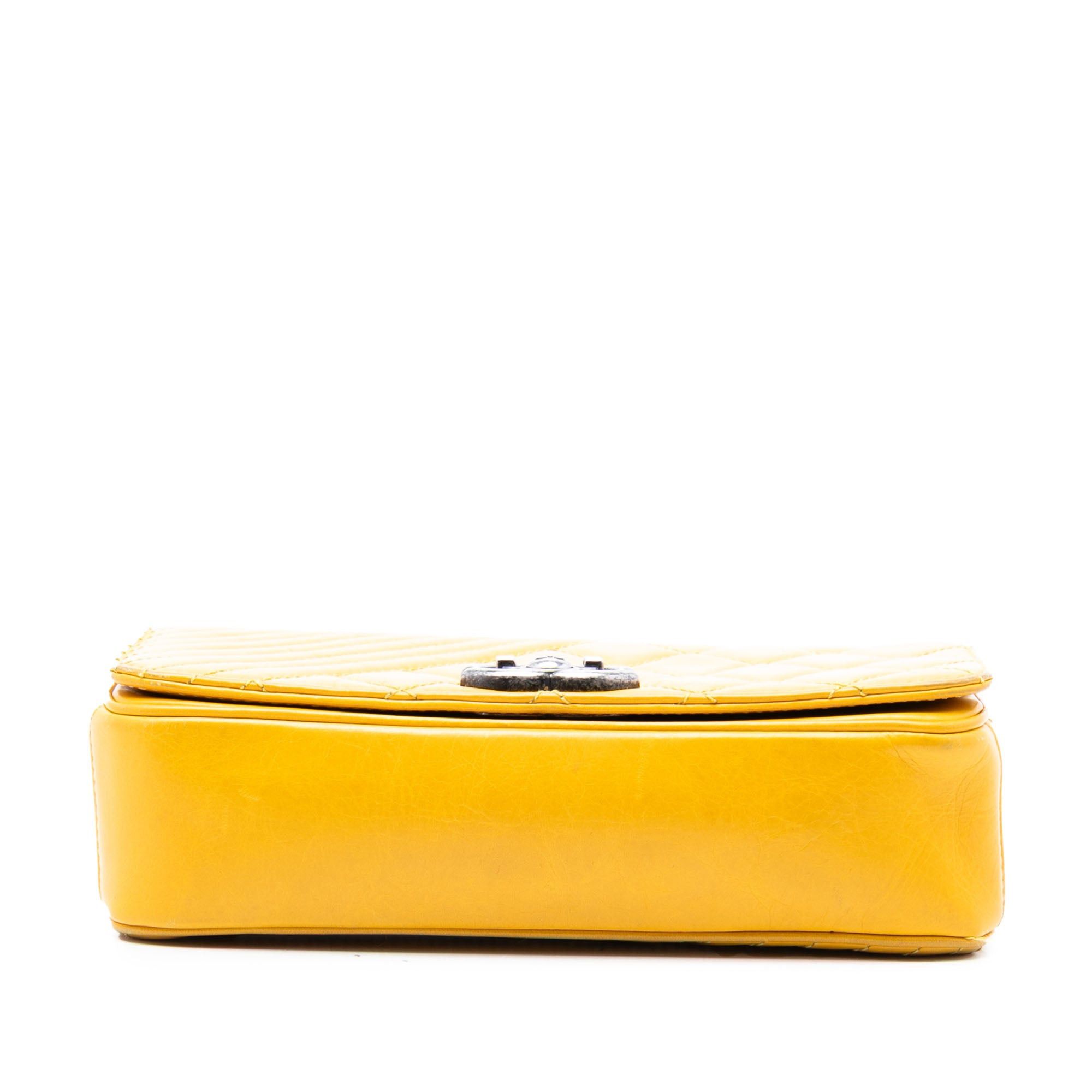 Chanel Small Glazed Calfskin Coco Boy Flap Size ONE SIZE - 3 Thumbnail