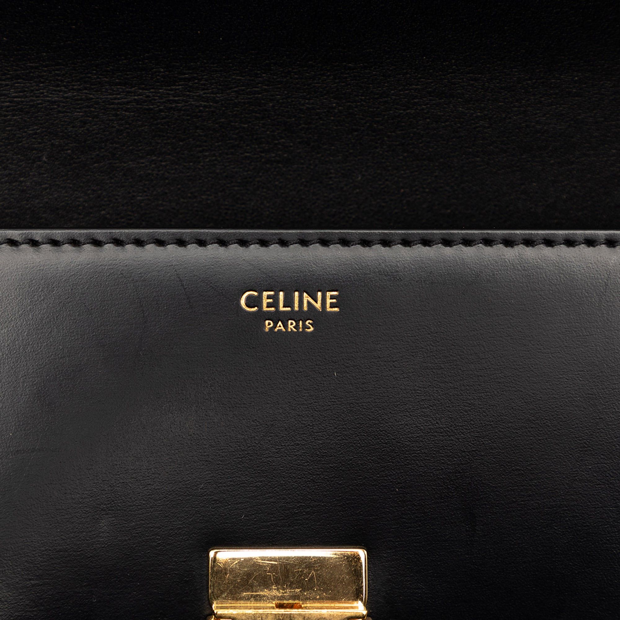 Celine Shiny Calfskin Claude Shoulder Bag Size ONE SIZE - 5 Thumbnail