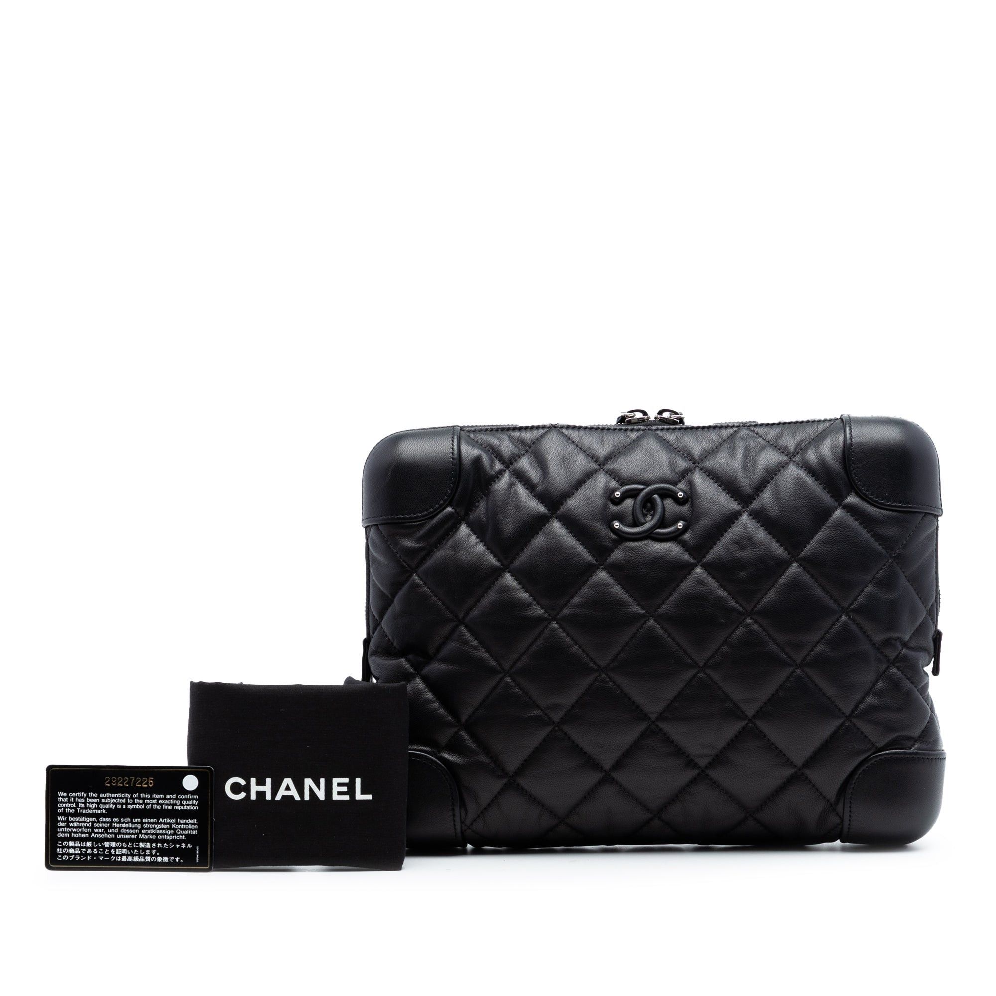 Chanel CC Quilted Lambskin Classic Trunk Case Size ONE SIZE - 8 Thumbnail