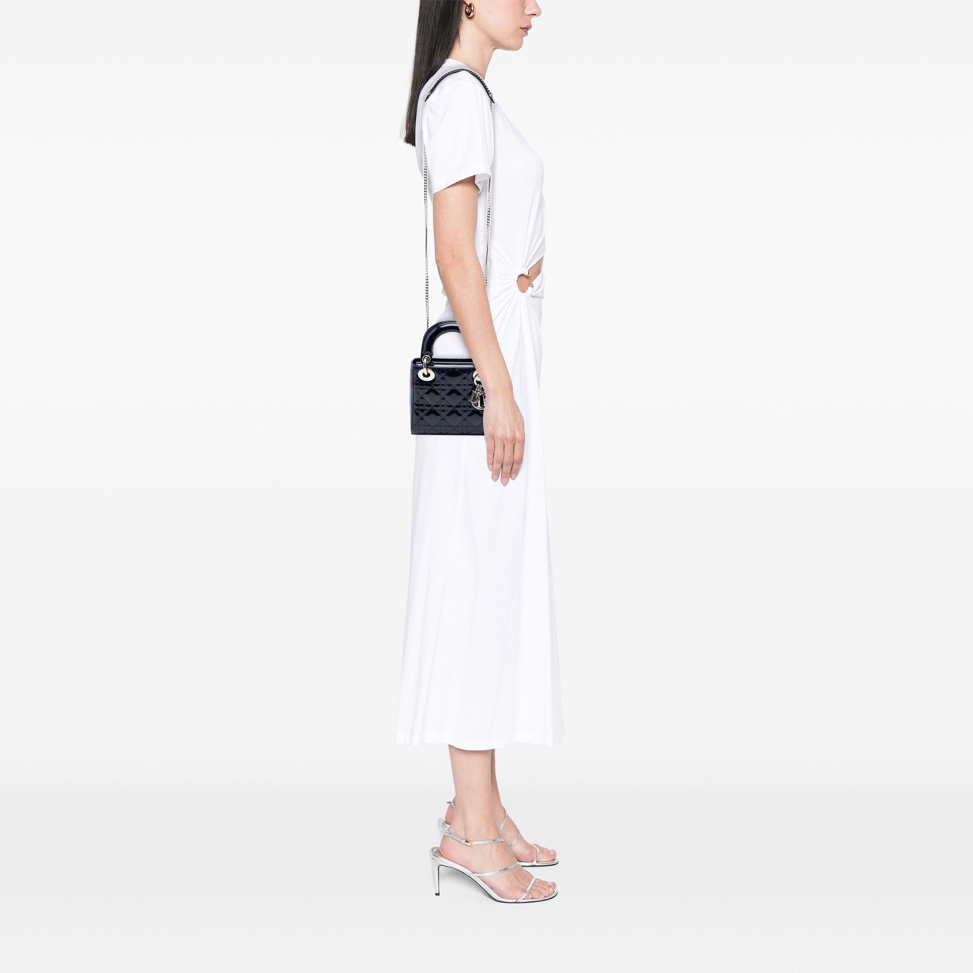 Dior Mini Patent Cannage Lady Dior Size ONE SIZE - 7 Thumbnail