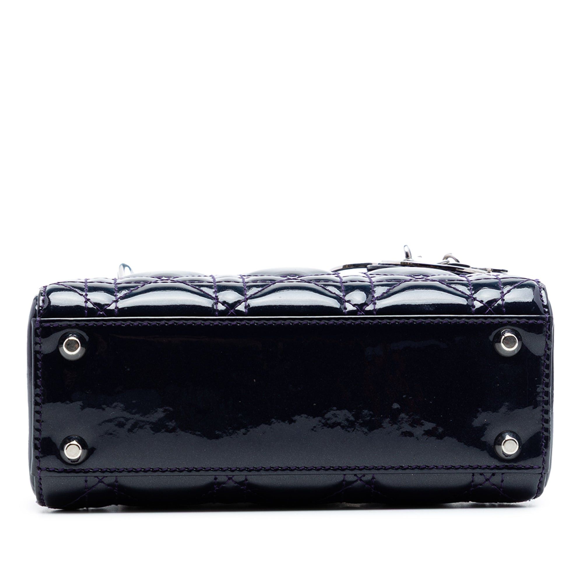 Dior Mini Patent Cannage Lady Dior Size ONE SIZE - 3 Thumbnail