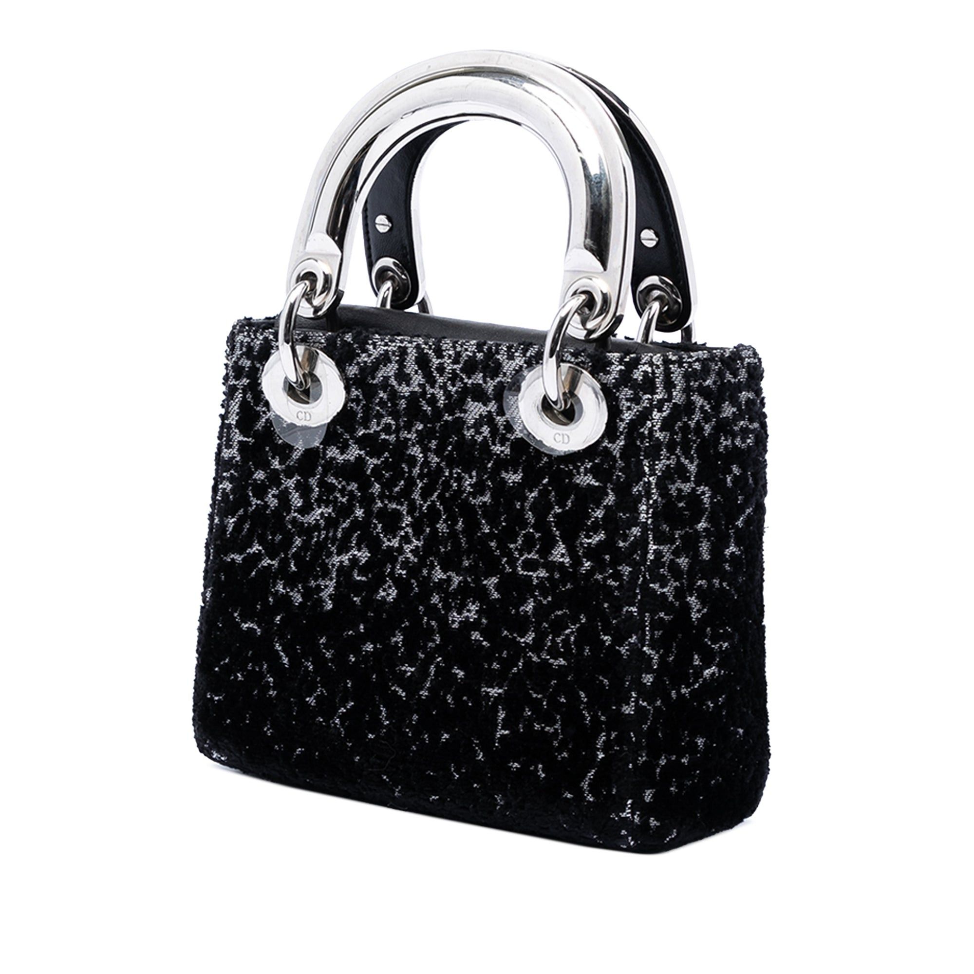 Dior Mini Fabric Lame Lady Dior Size ONE SIZE - 2 Thumbnail