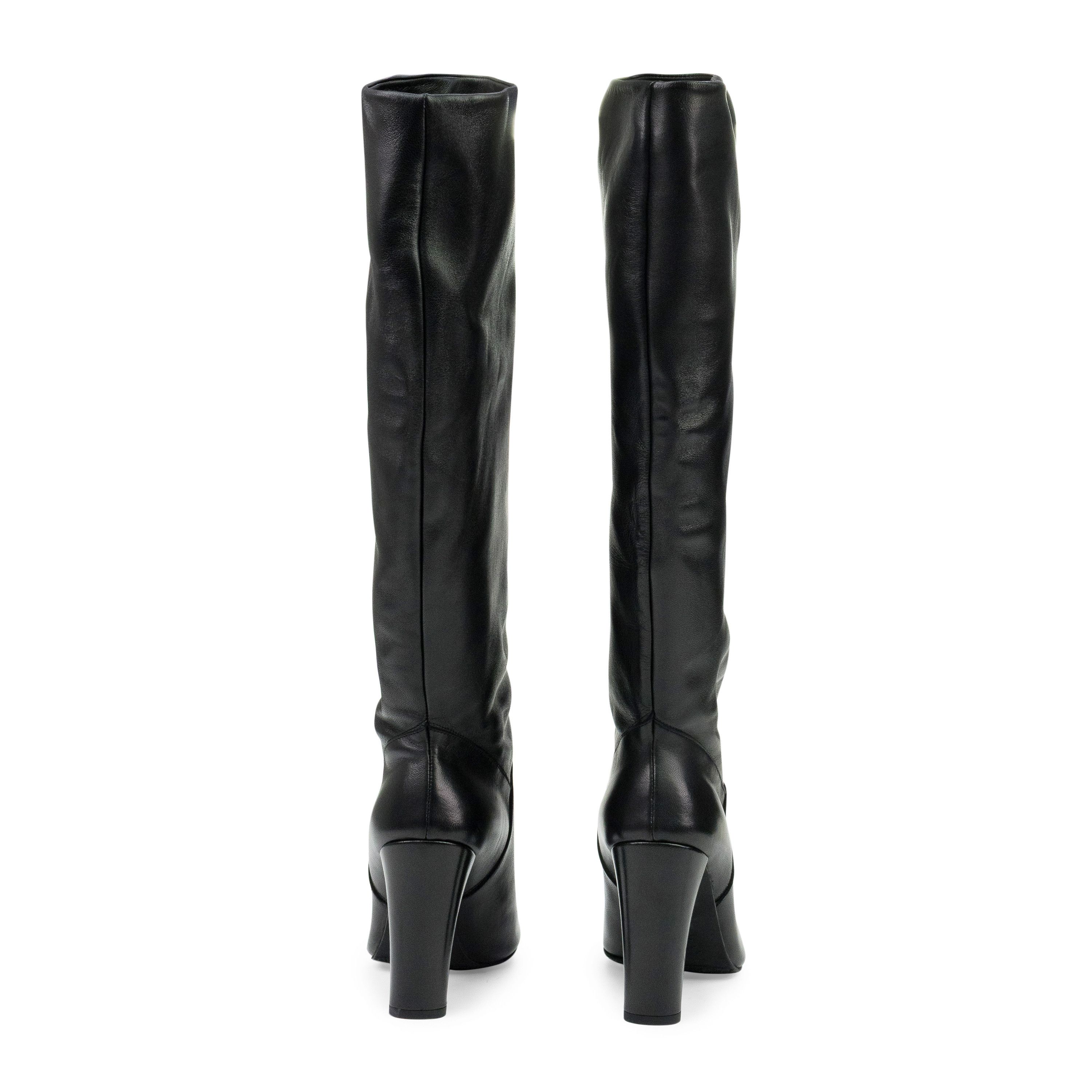 Stuart Weitzman Stuart Weitzman Black Monique Knee High Boots SIZE 39 Size US 9 / IT 39 - 6 Thumbnail