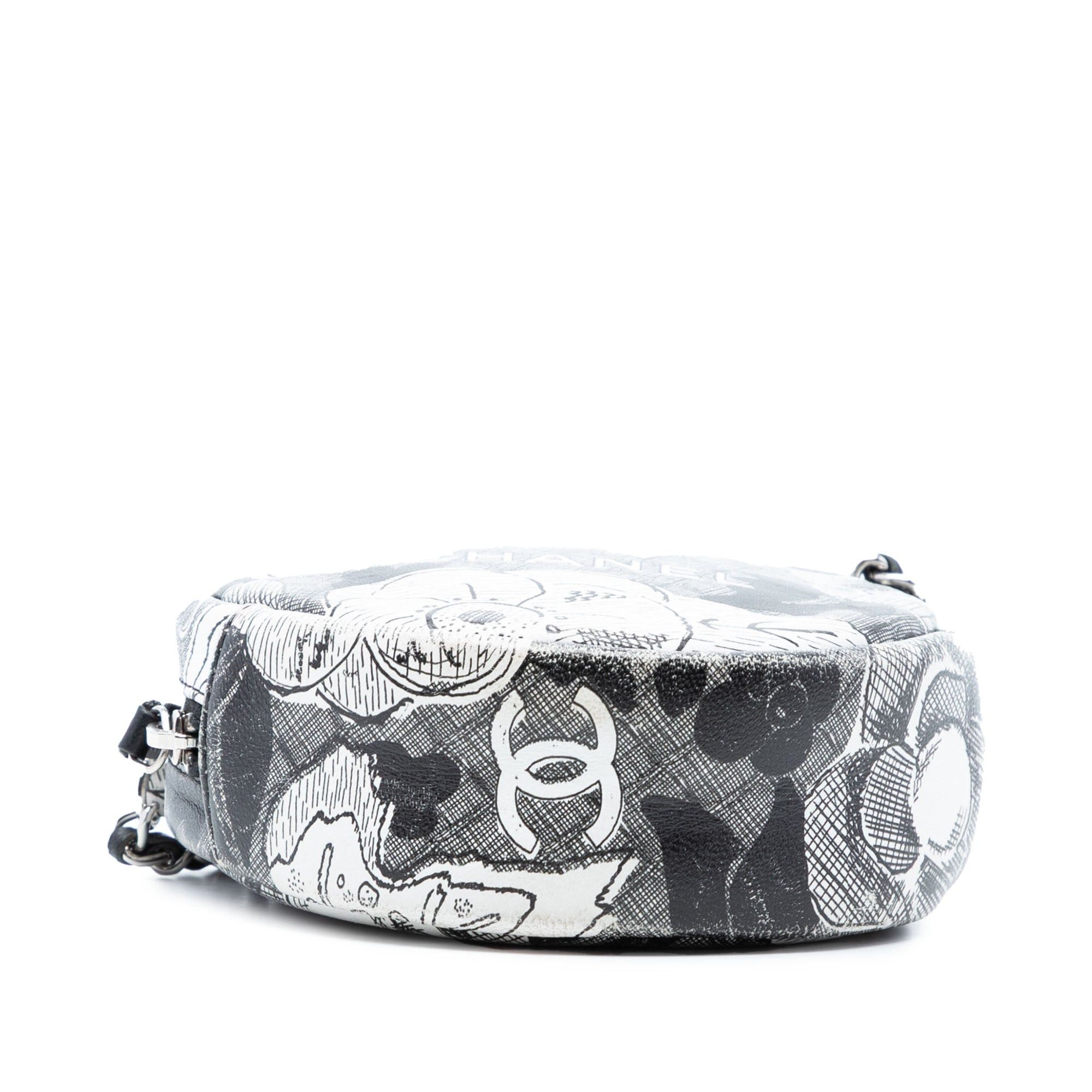 Chanel CC Calfskin Floral Round Clutch on Chain Size ONE SIZE - 3 Thumbnail