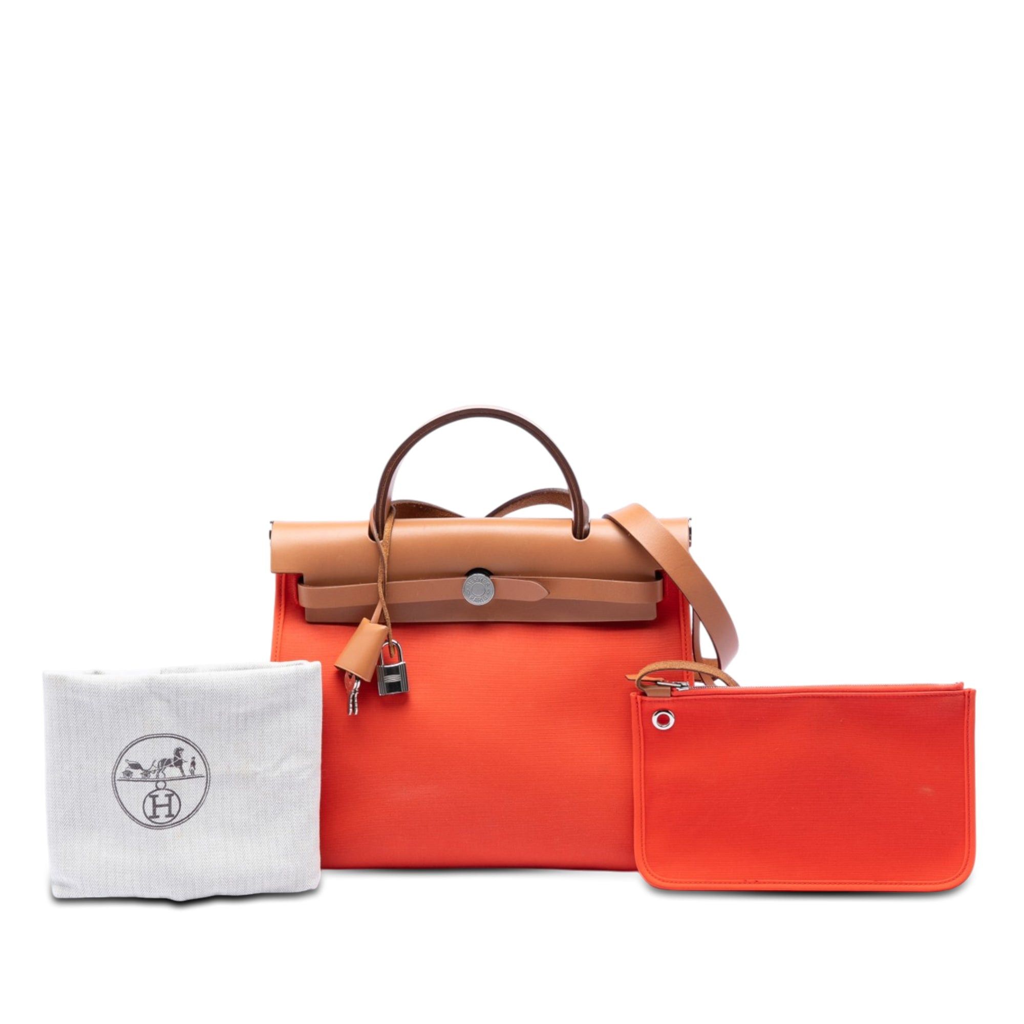 Hermes Toile Herbag Zip 31 Size ONE SIZE - 8 Thumbnail