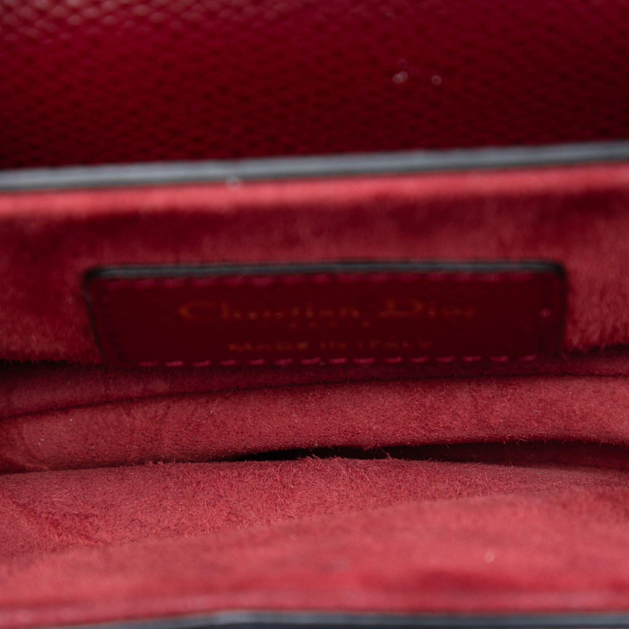Dior Mini Grained Calfskin Saddle Bag Size ONE SIZE - 4 Thumbnail