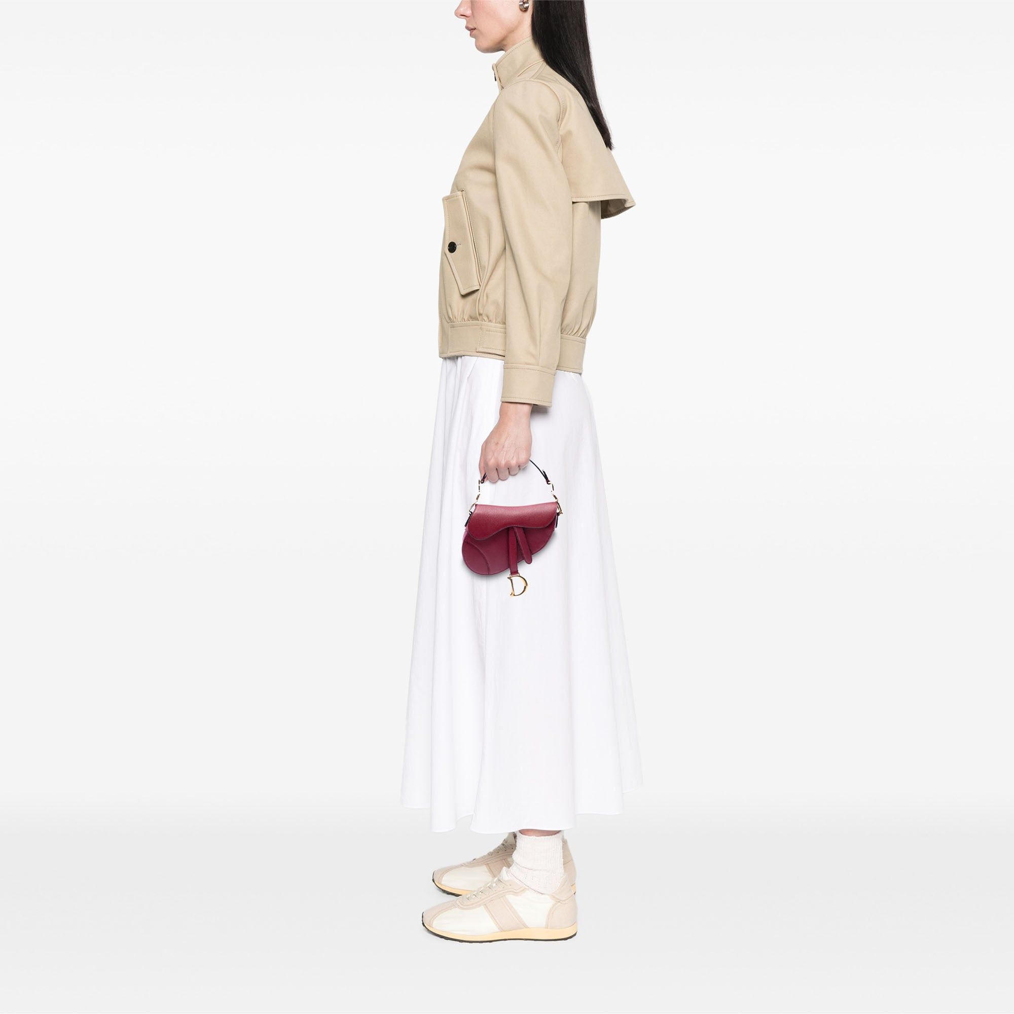 Dior Mini Grained Calfskin Saddle Bag Size ONE SIZE - 7 Thumbnail