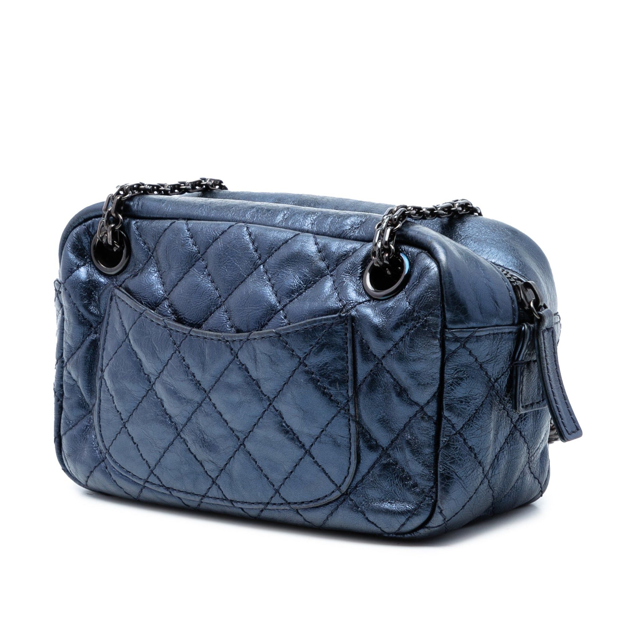 Chanel Small Metallic Quilted Aged Calfskin Reissue Camera Bag Size ONE SIZE - 2 Thumbnail