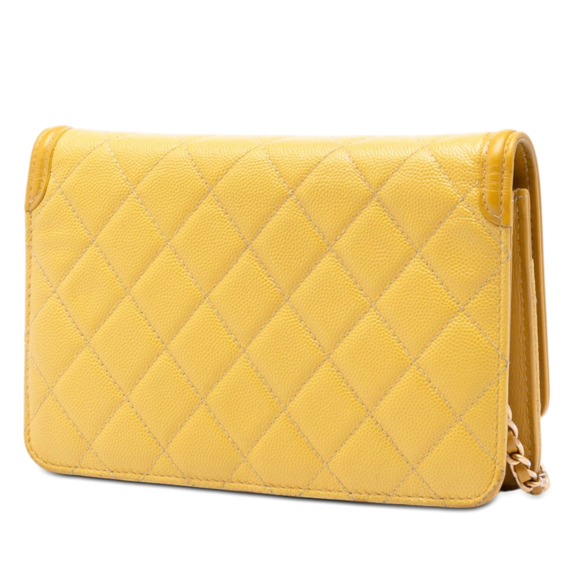 Chanel Caviar CC Filigree Wallet On Chain Size ONE SIZE - 2 Thumbnail