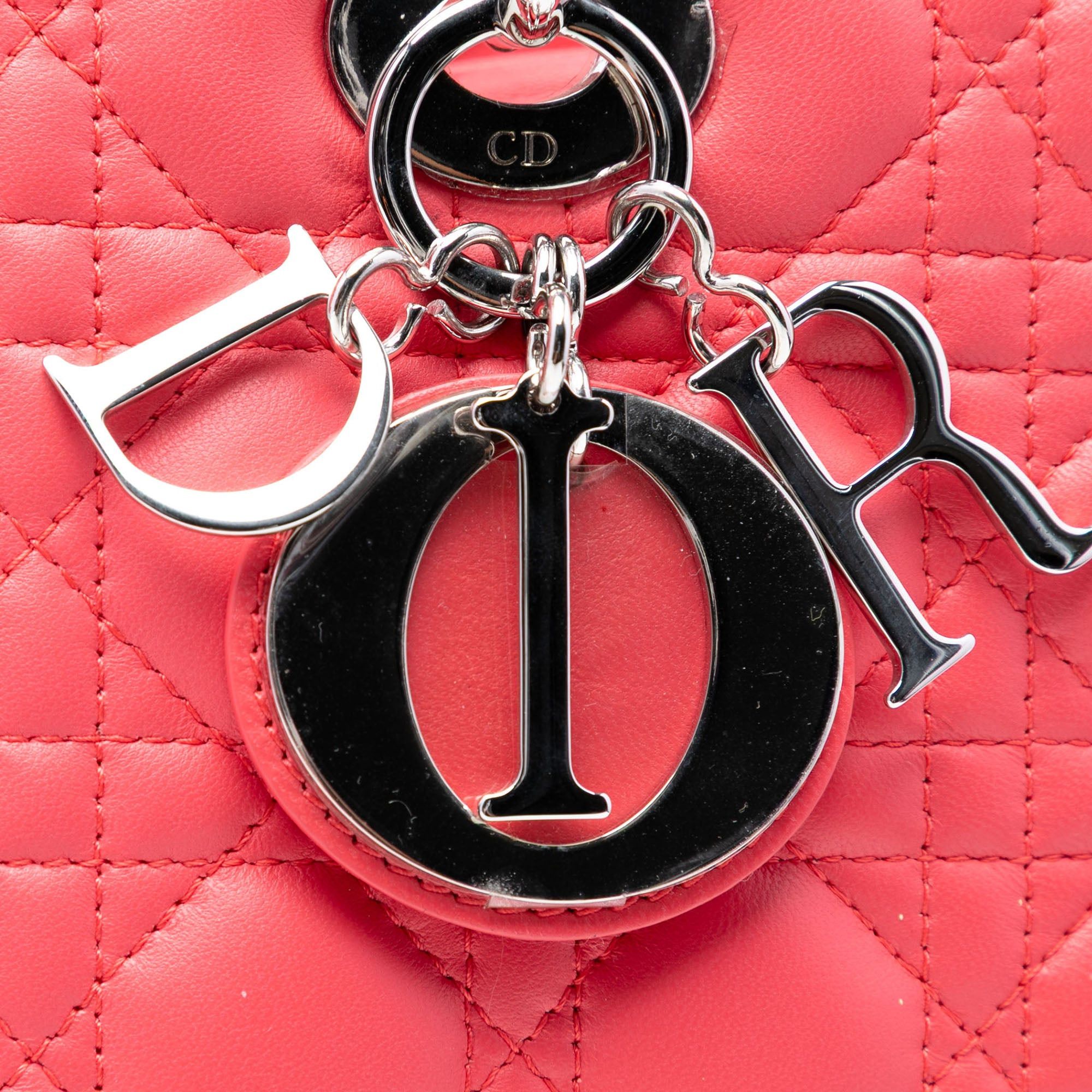 Dior Large Lambskin Cannage Lady Dior Size ONE SIZE - 6 Thumbnail